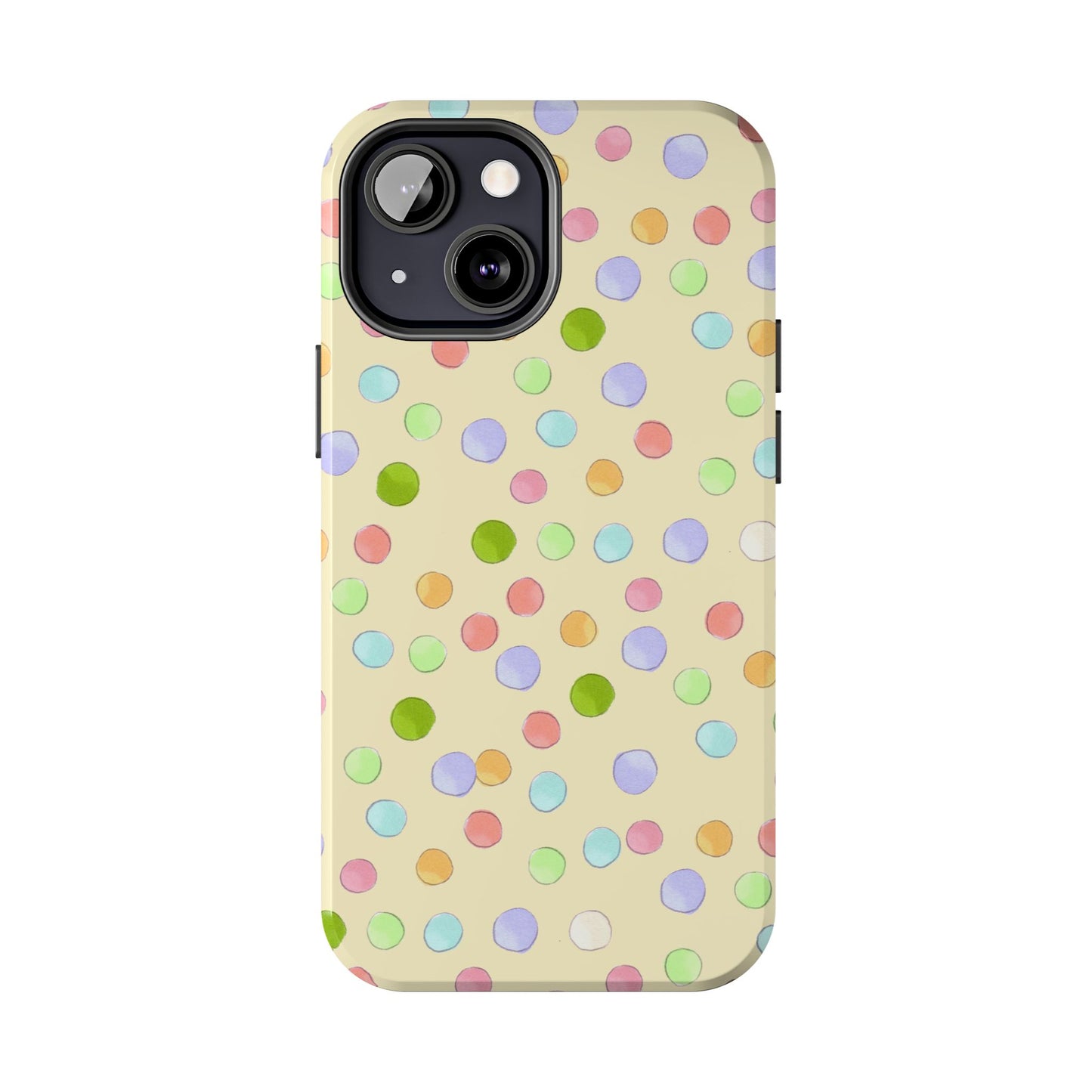 Happy Dots Yellow Phone Case