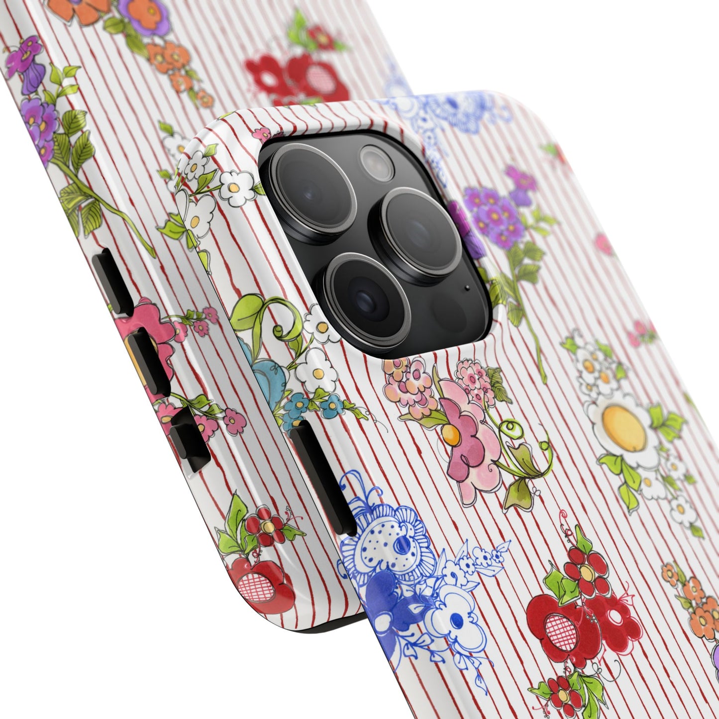 Mixed Bouquets Red / White Phone Case