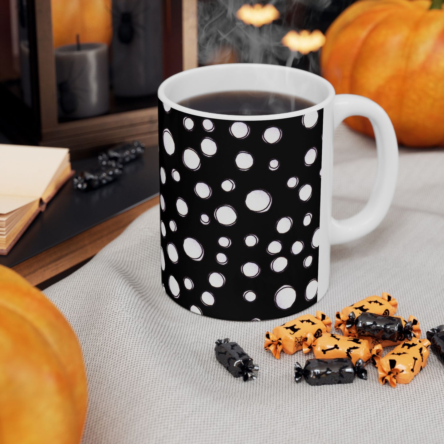 Pot Dots Black Cup