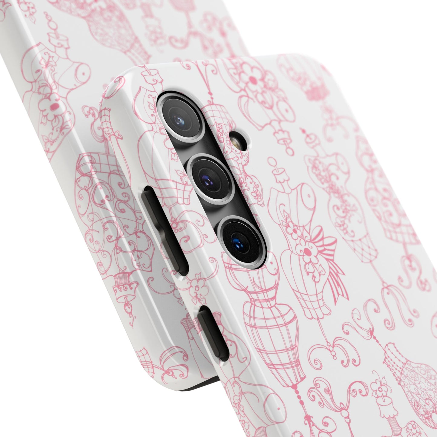 Mannequinique White / Pink Phone Case