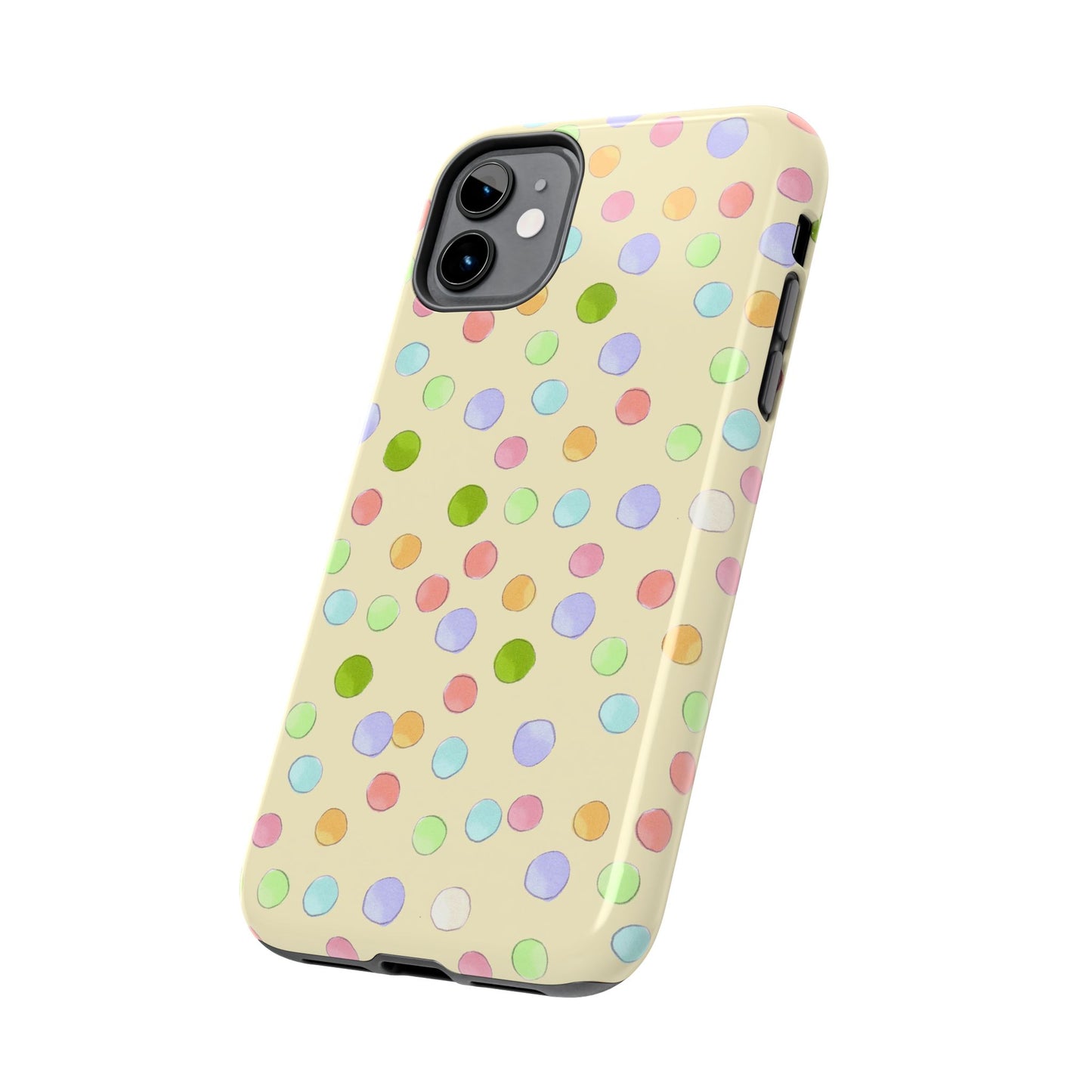 Happy Dots Yellow Phone Case