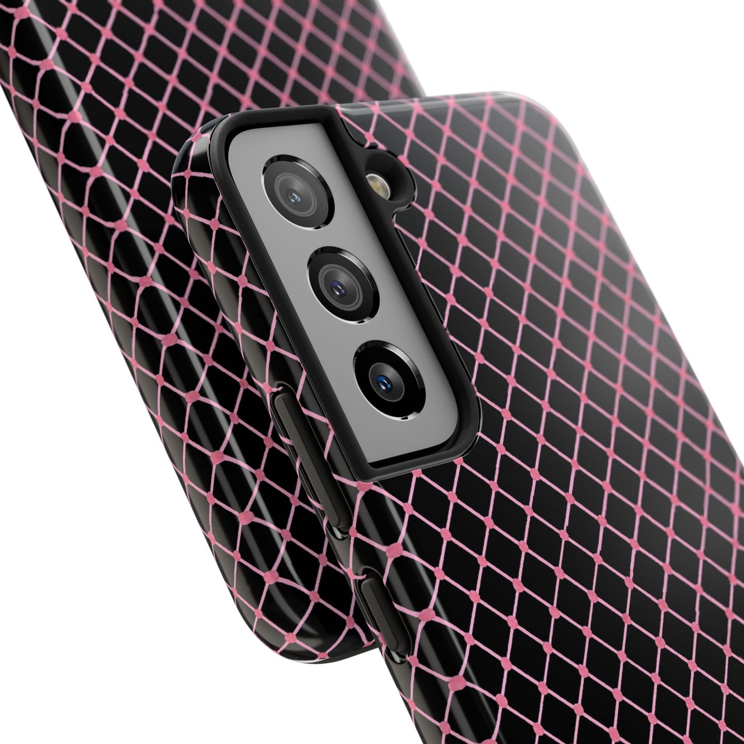 Cyclone Fence Black / Pink Phone Case