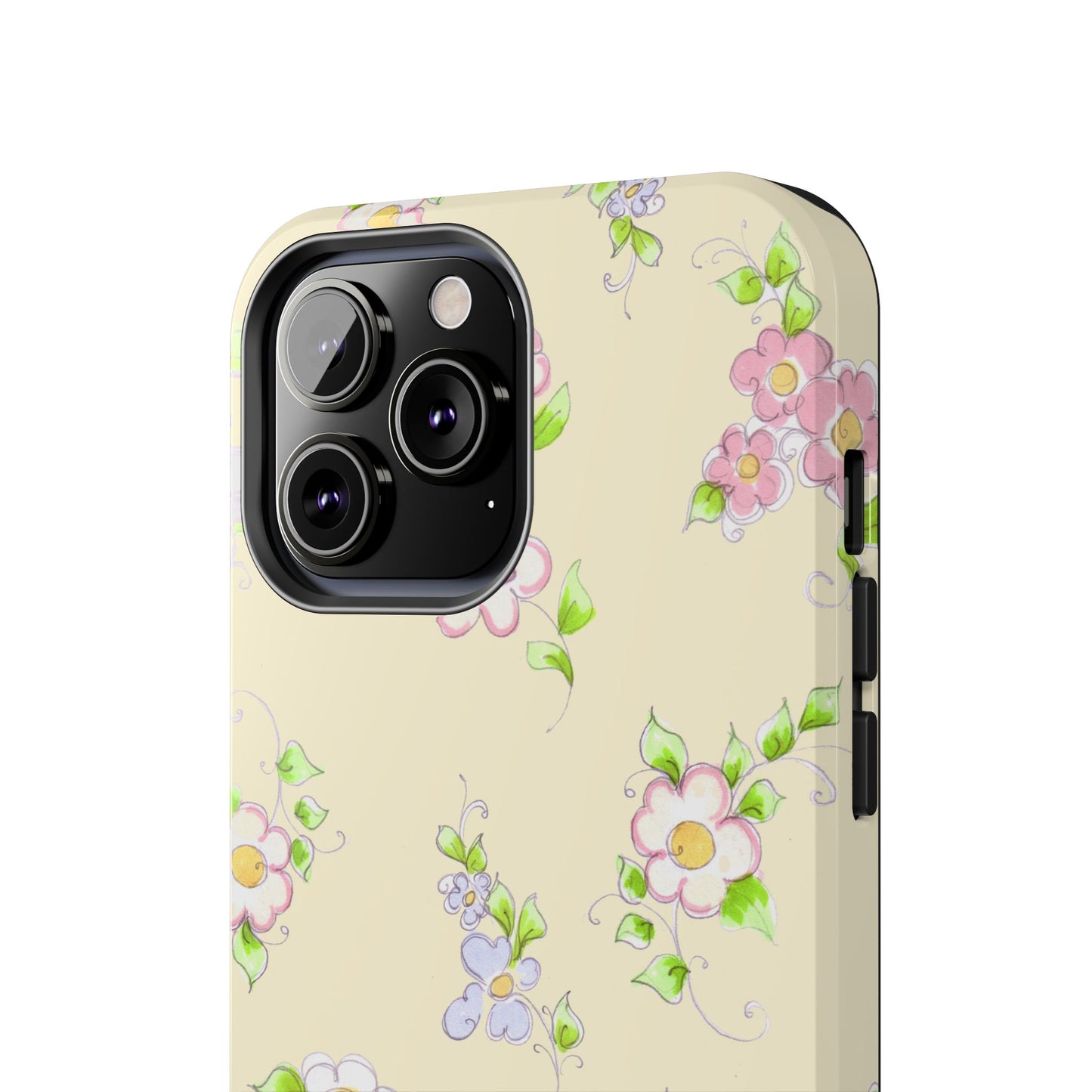Precious Posies Yellow Phone Case