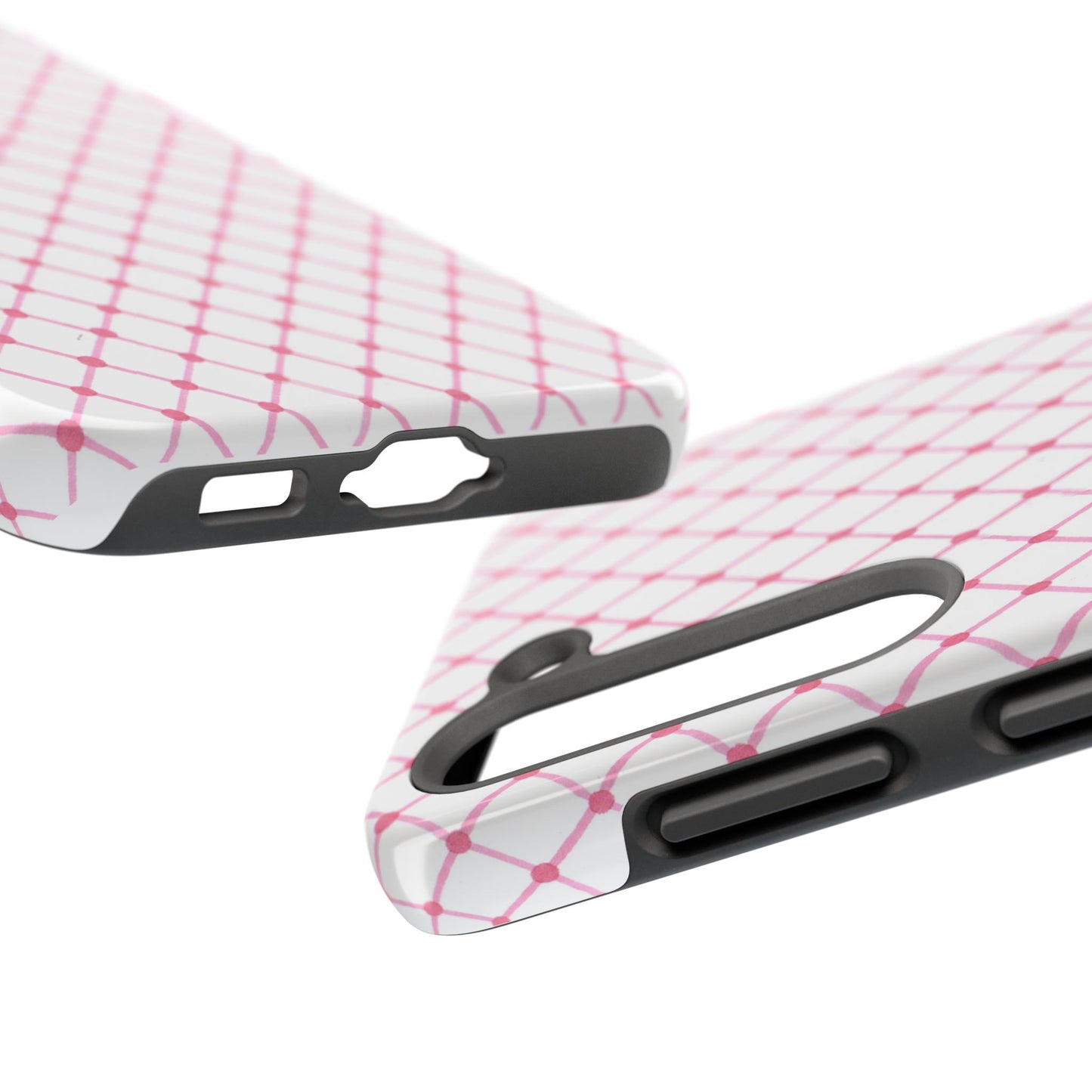 Diamond White / Pink Phone Case