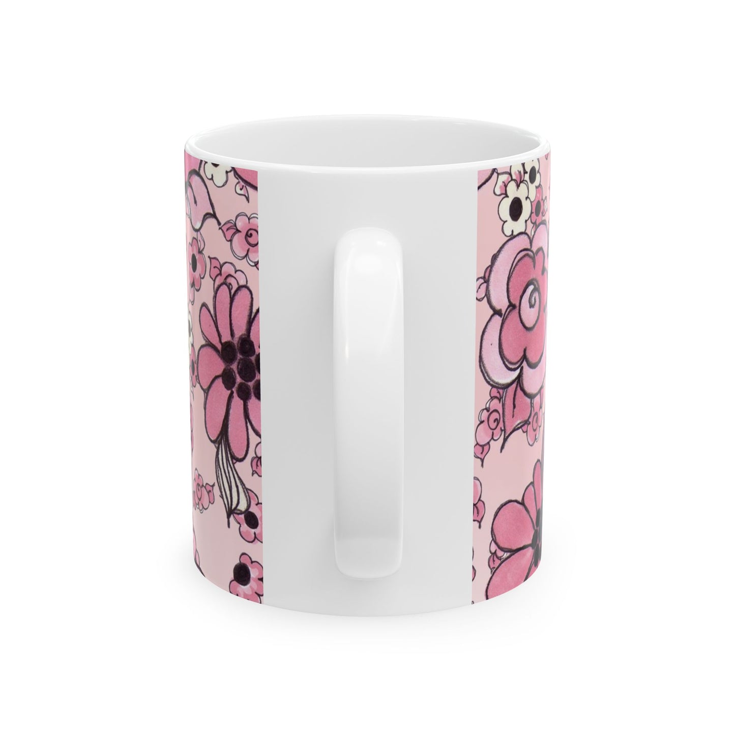 Profuse Posies Pink Cup