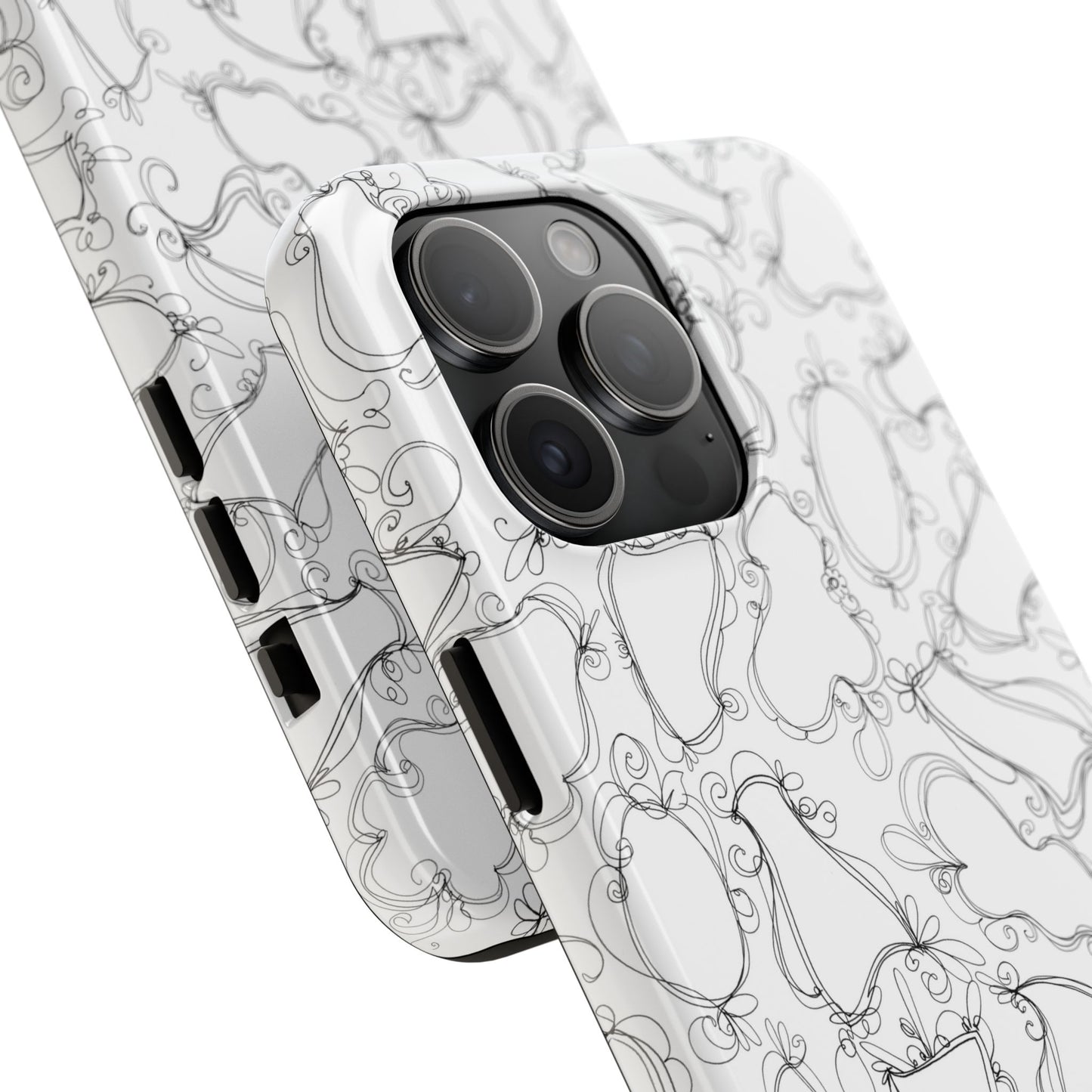 Frames White / Black Phone Case