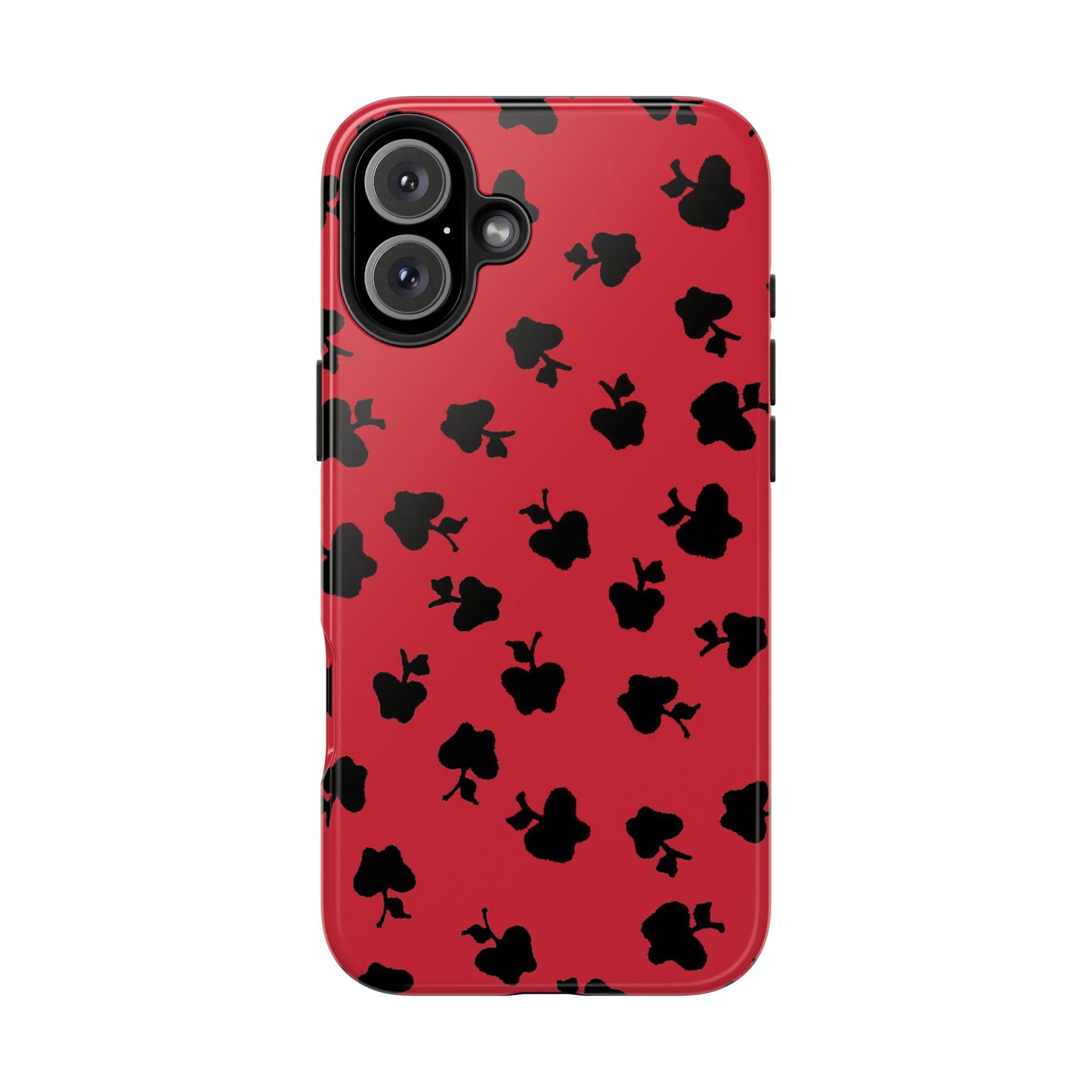 Happy Apples Red / Black Phone Case