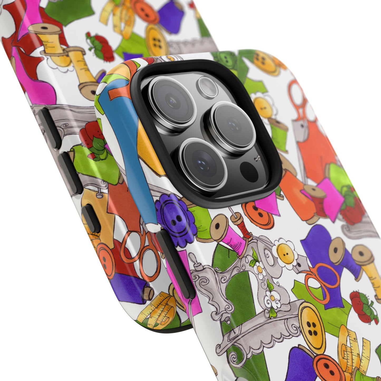 Kaleidasew White Phone Case