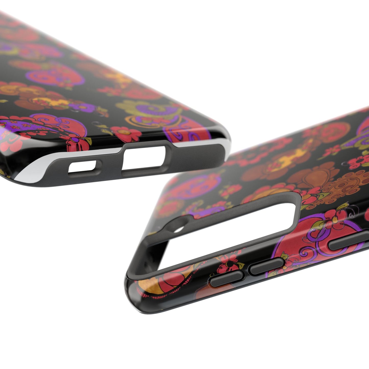 Posie Paisley Black Phone Case