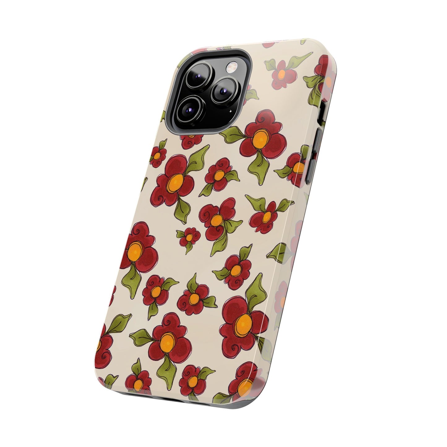Chili Pepper Daisies Phone Case