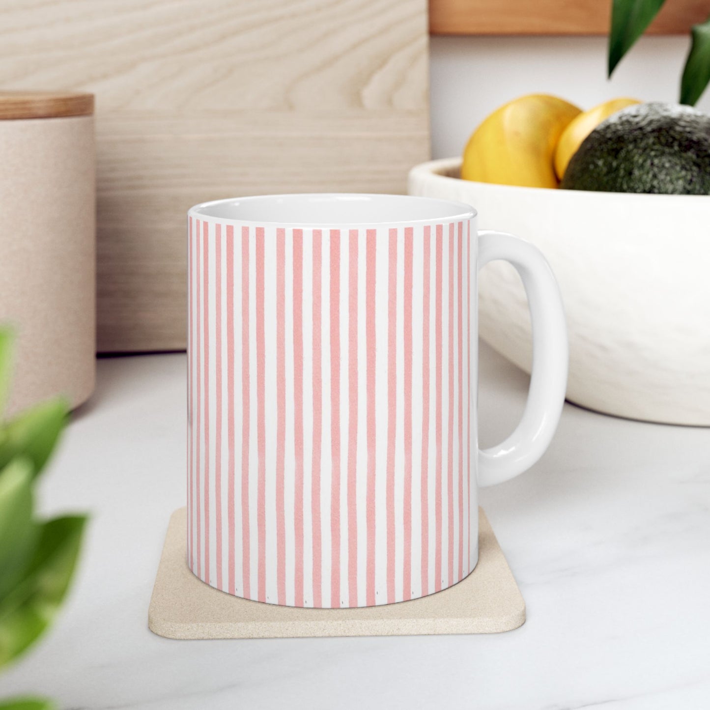 Stout Stripe Pink Cup
