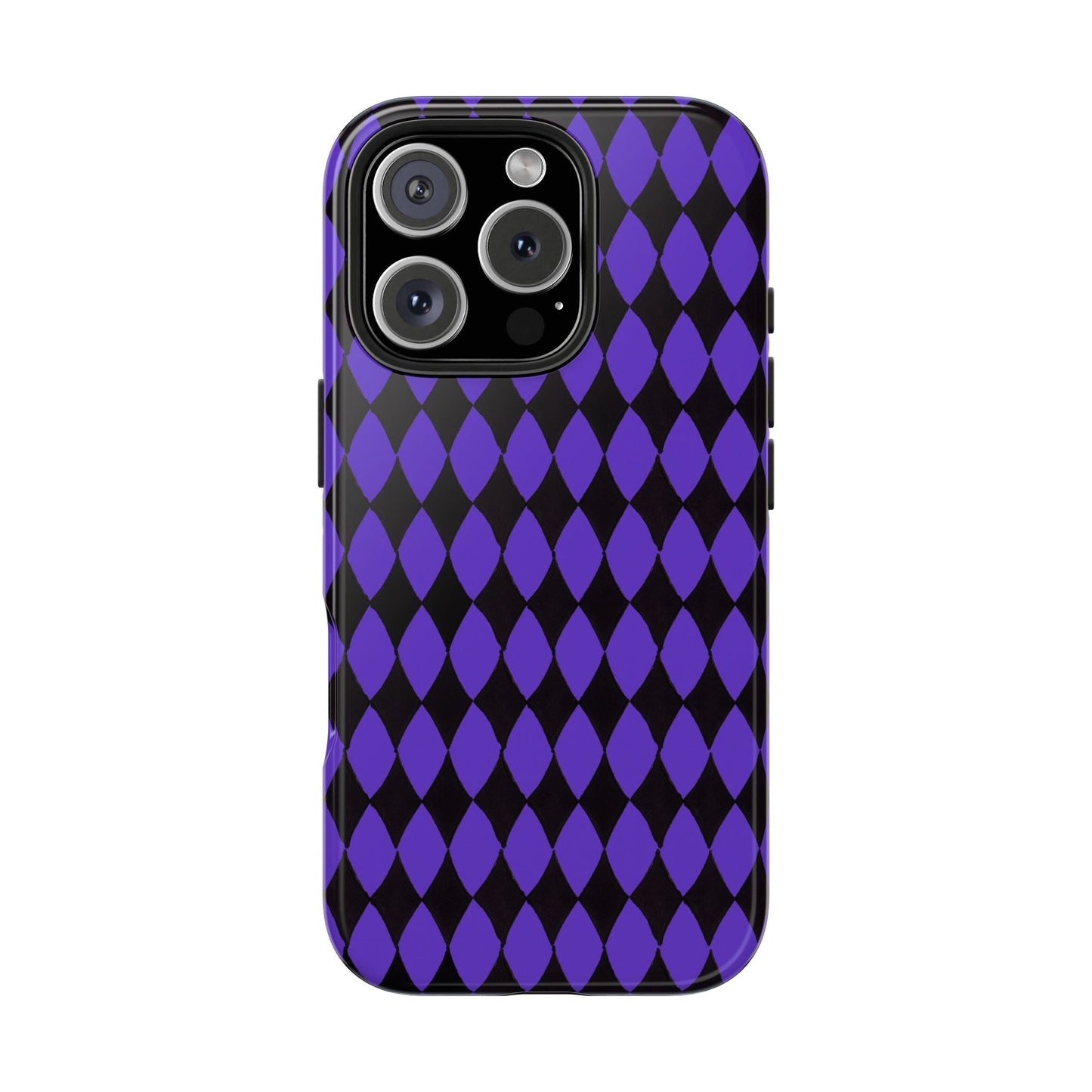Diamond Purple / Black Phone Case
