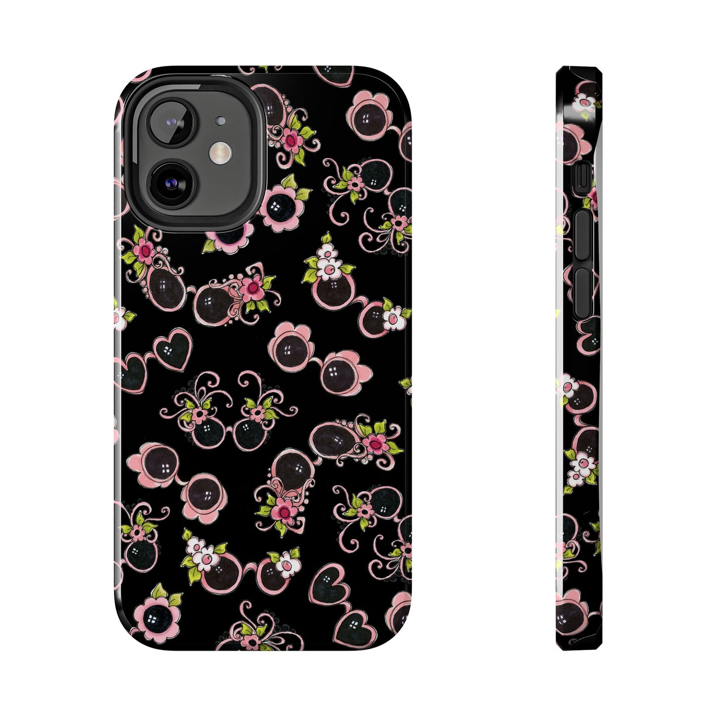 Tossed Shades Black Phone Case