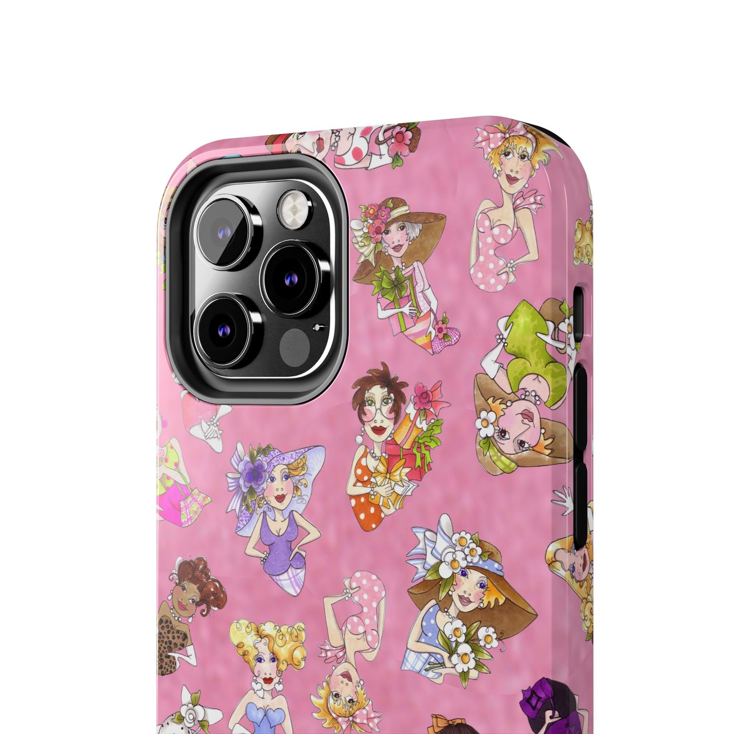 Fast Women Tossed Pink Phone Case