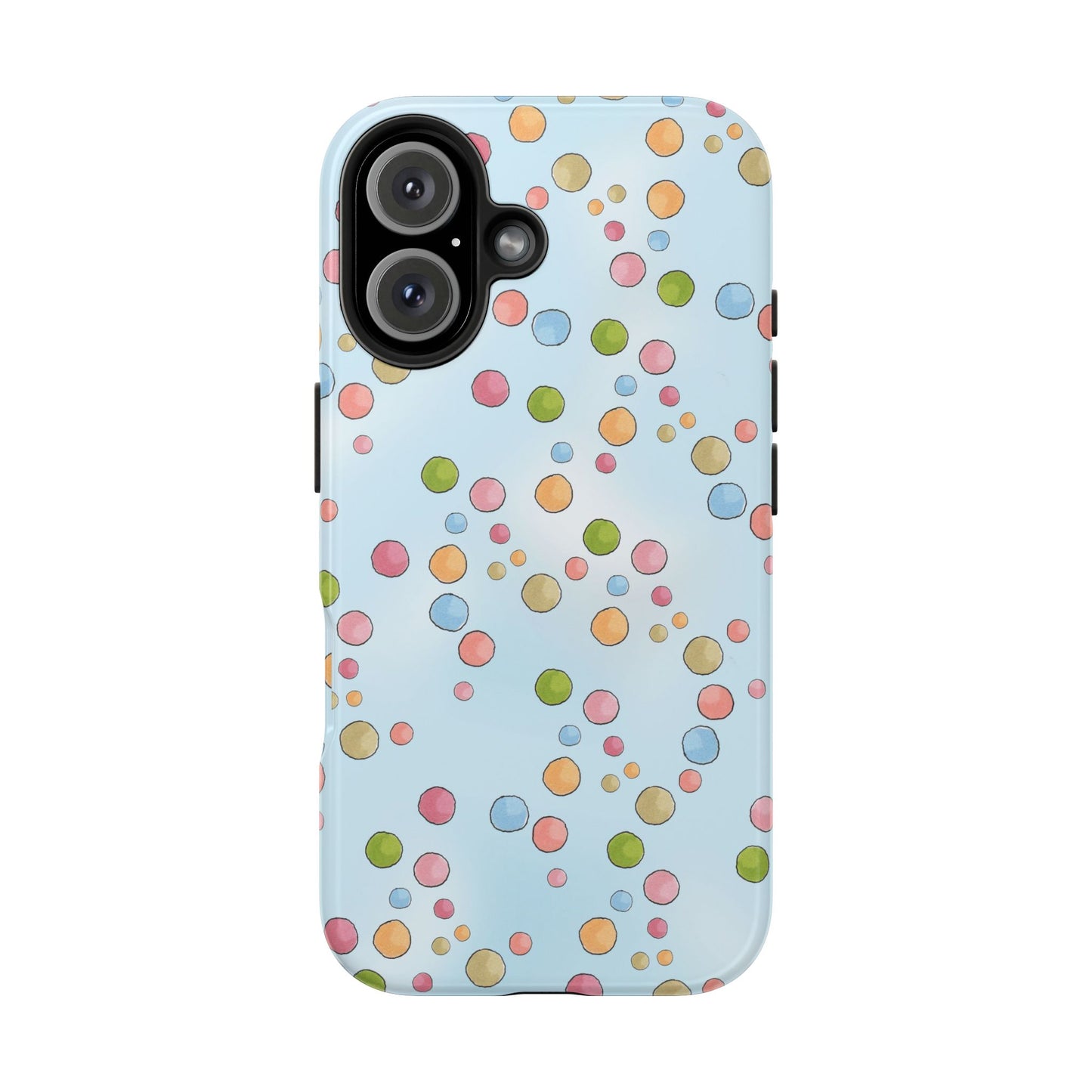 Clown Dots Blue Sky Phone Case