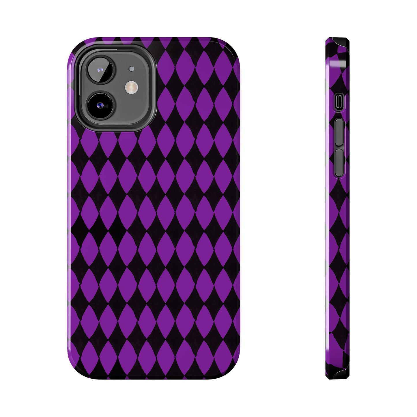 Diamond Purple / Black Phone Case
