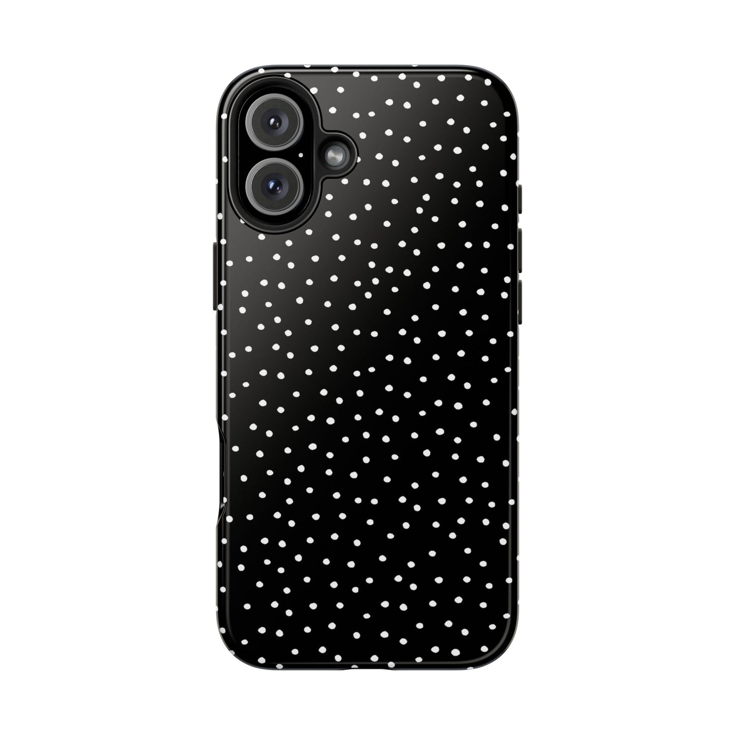 Dinky Dots Black / White Phone Case