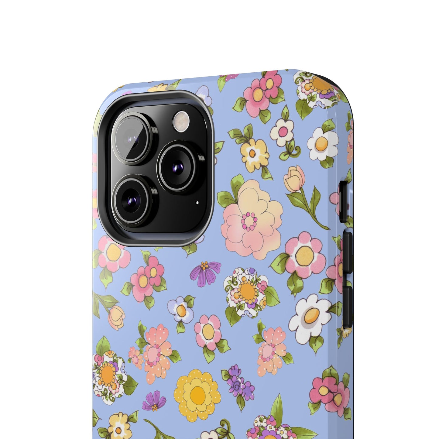 Flowery Blue Phone Case