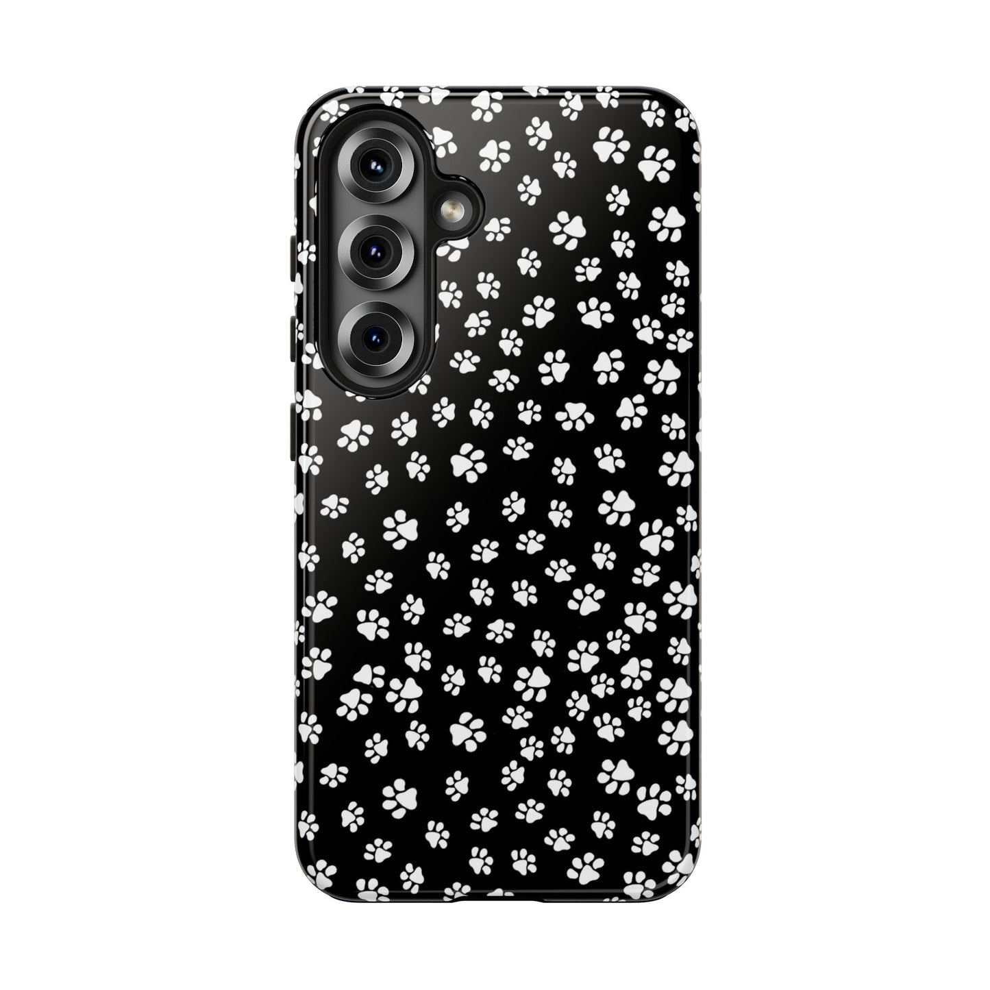 Little Paws Black / White Phone Case