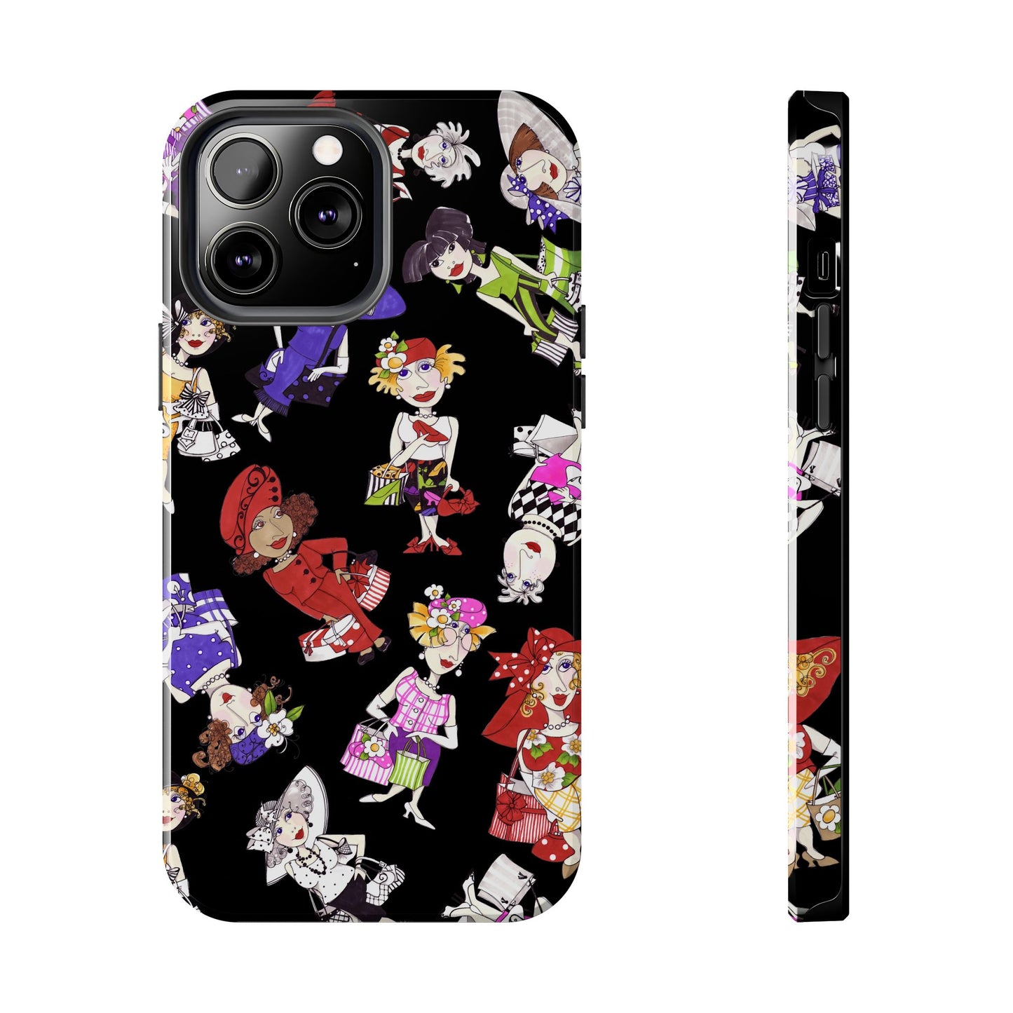 Gone Shopping Tossed Black Phone Case