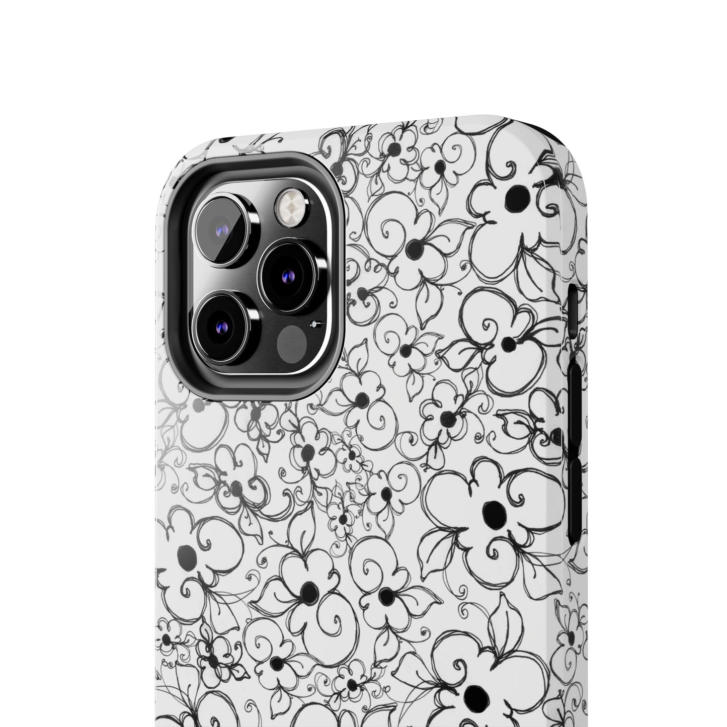 Dog Daisies White Phone Case