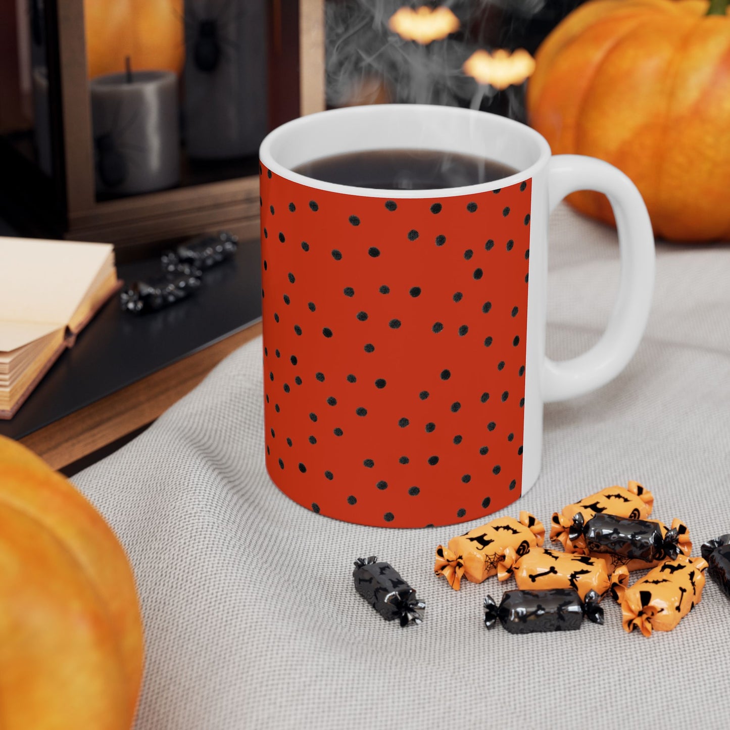 Dinky Dots Red / Black Cup