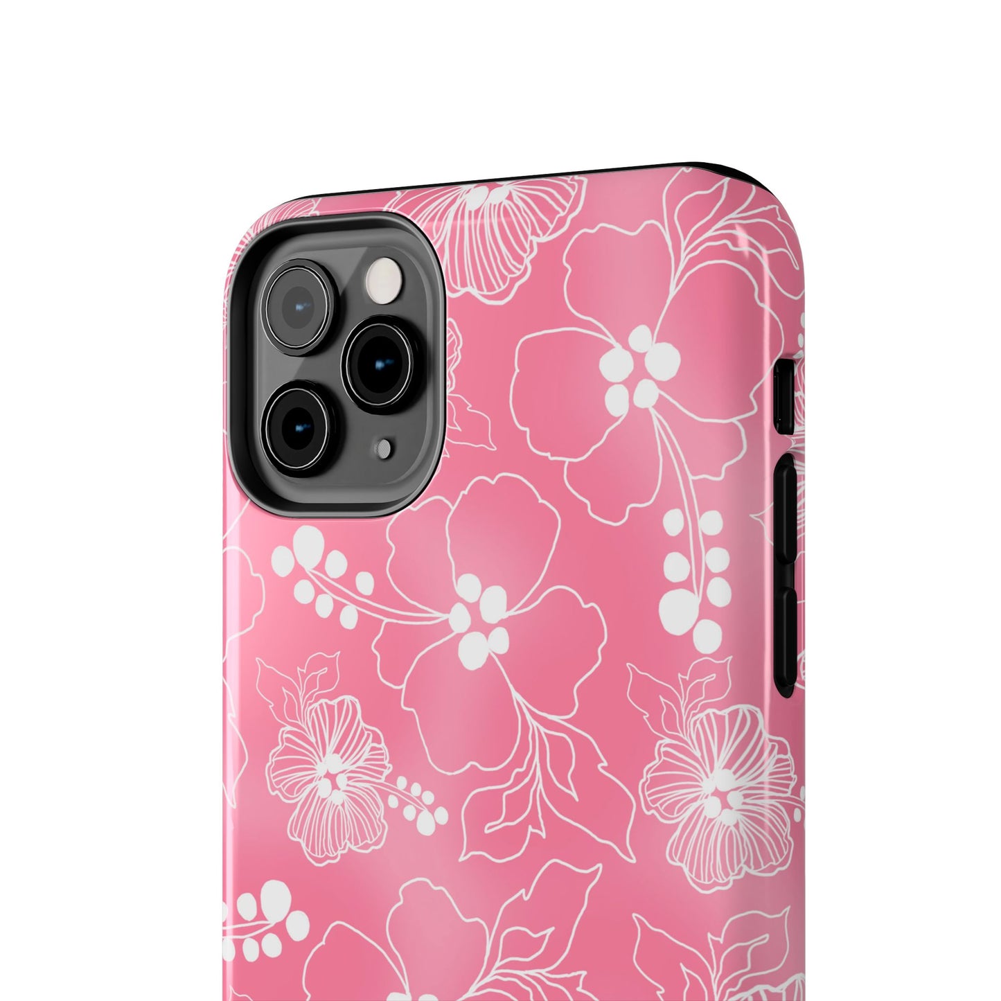 Lacey Hibiscus Pink Phone Case