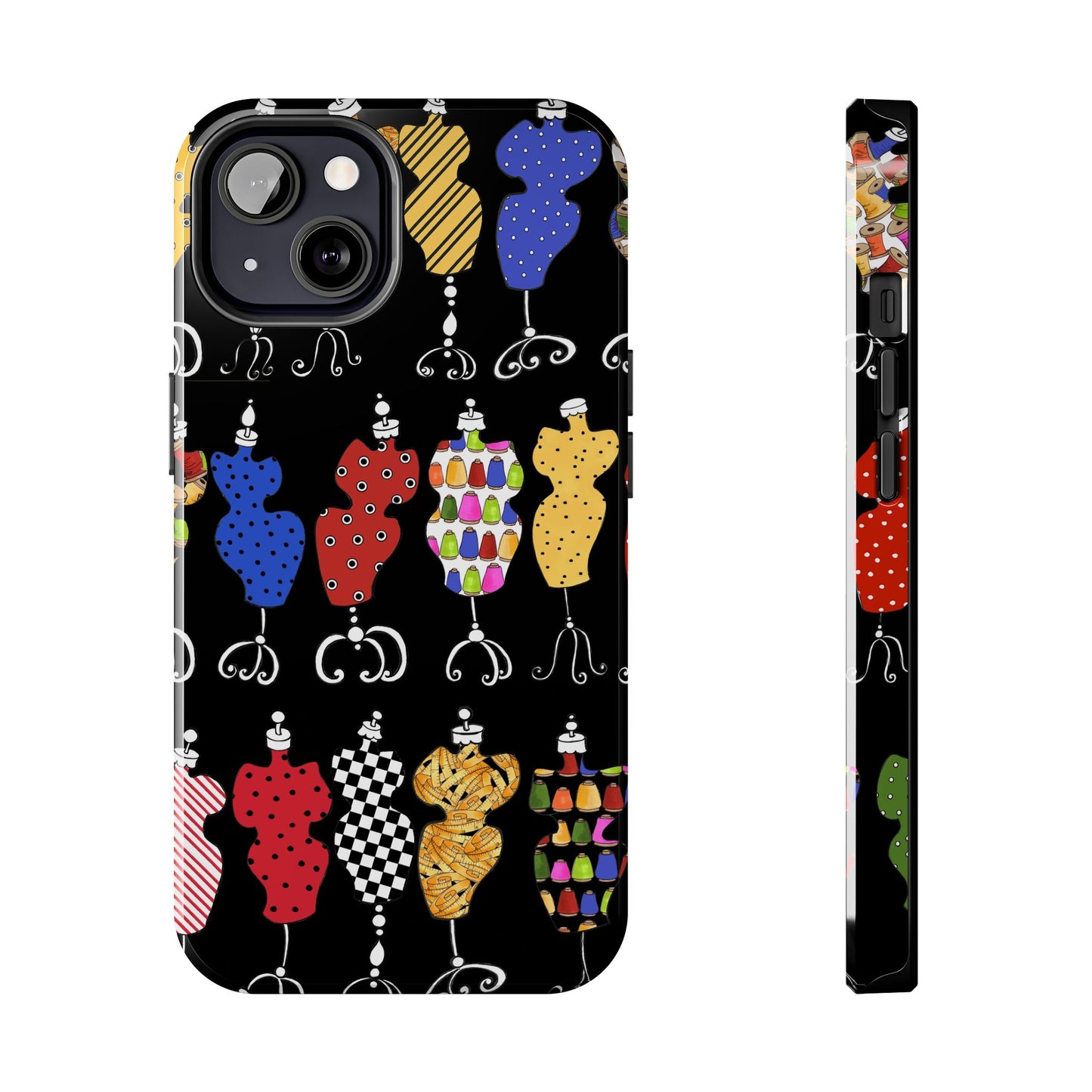 Go Figure Black / Multi Phone Case