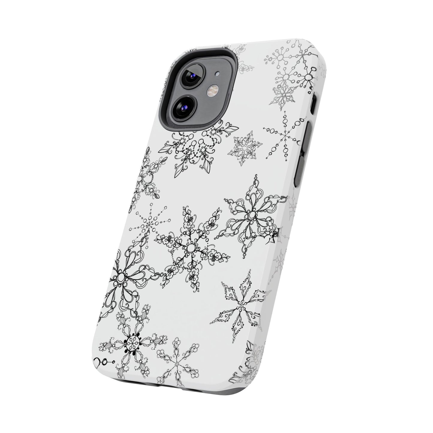 Random Flakes White Phone Case