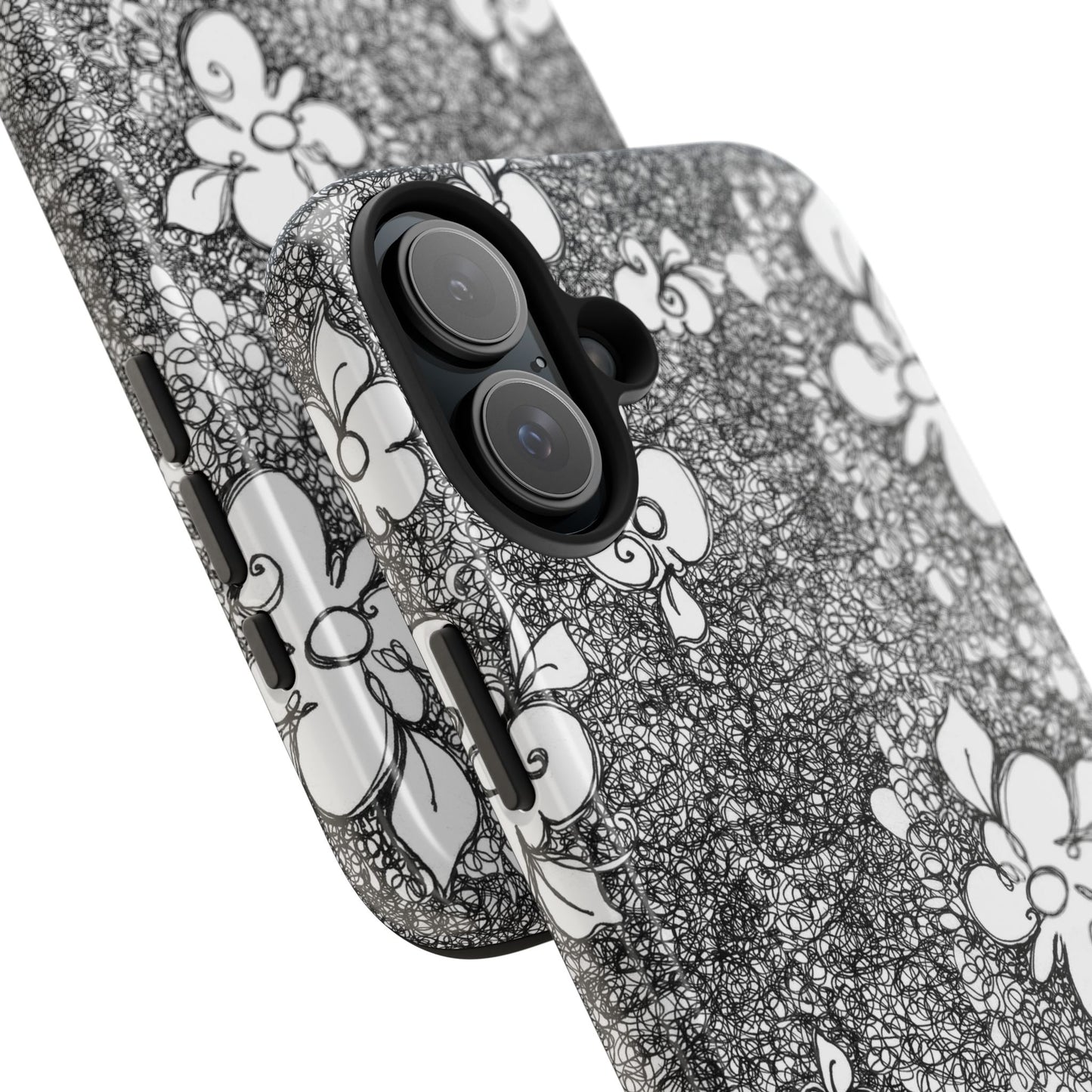 Flower Scribbles Phone Case