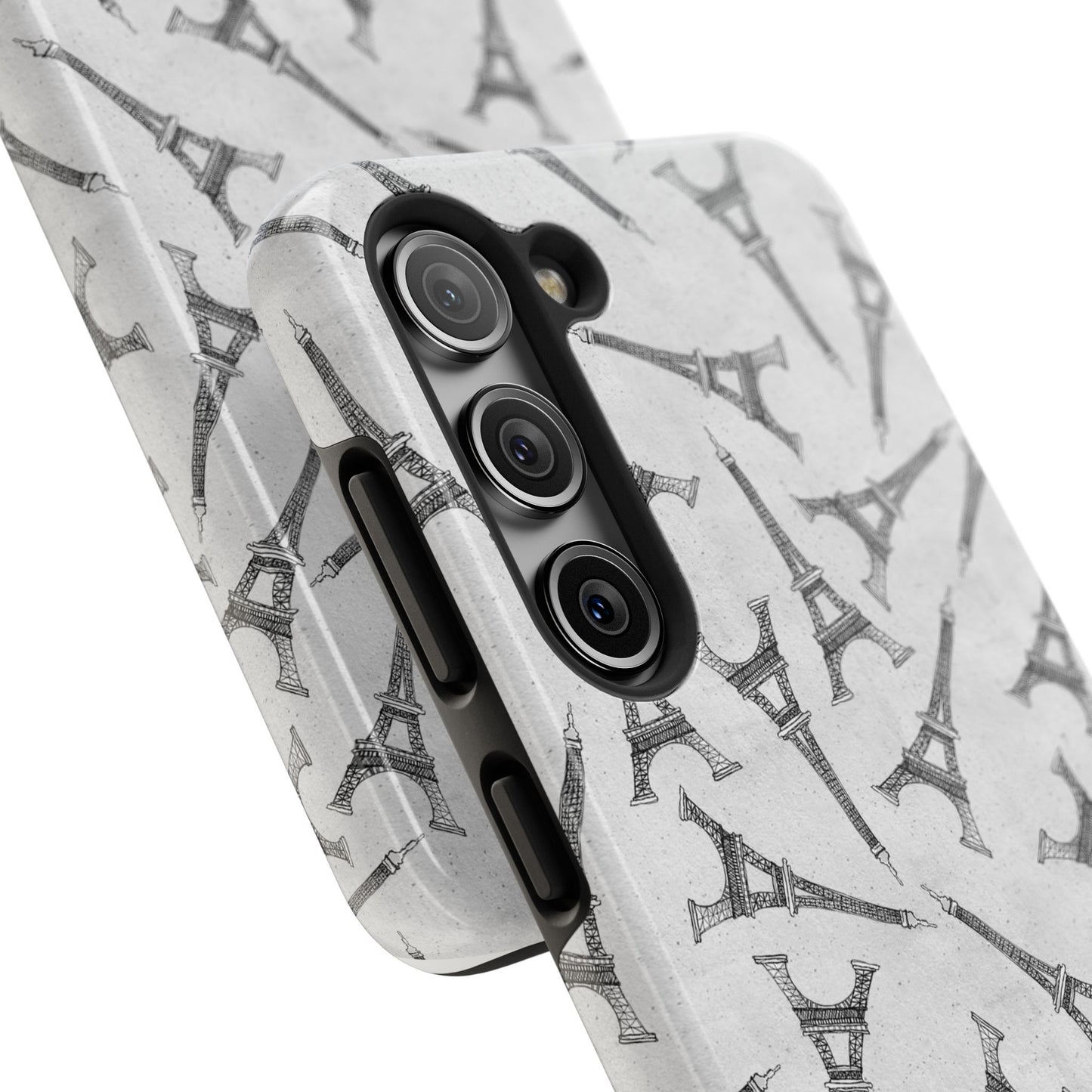 Eifelesque Silver Phone Case