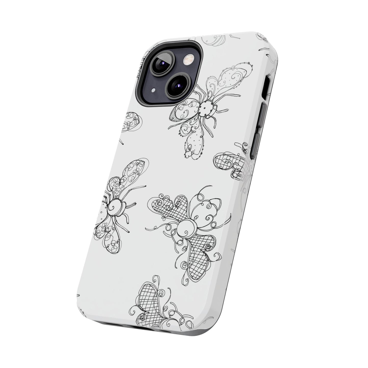 Busy Bees White Phone Case