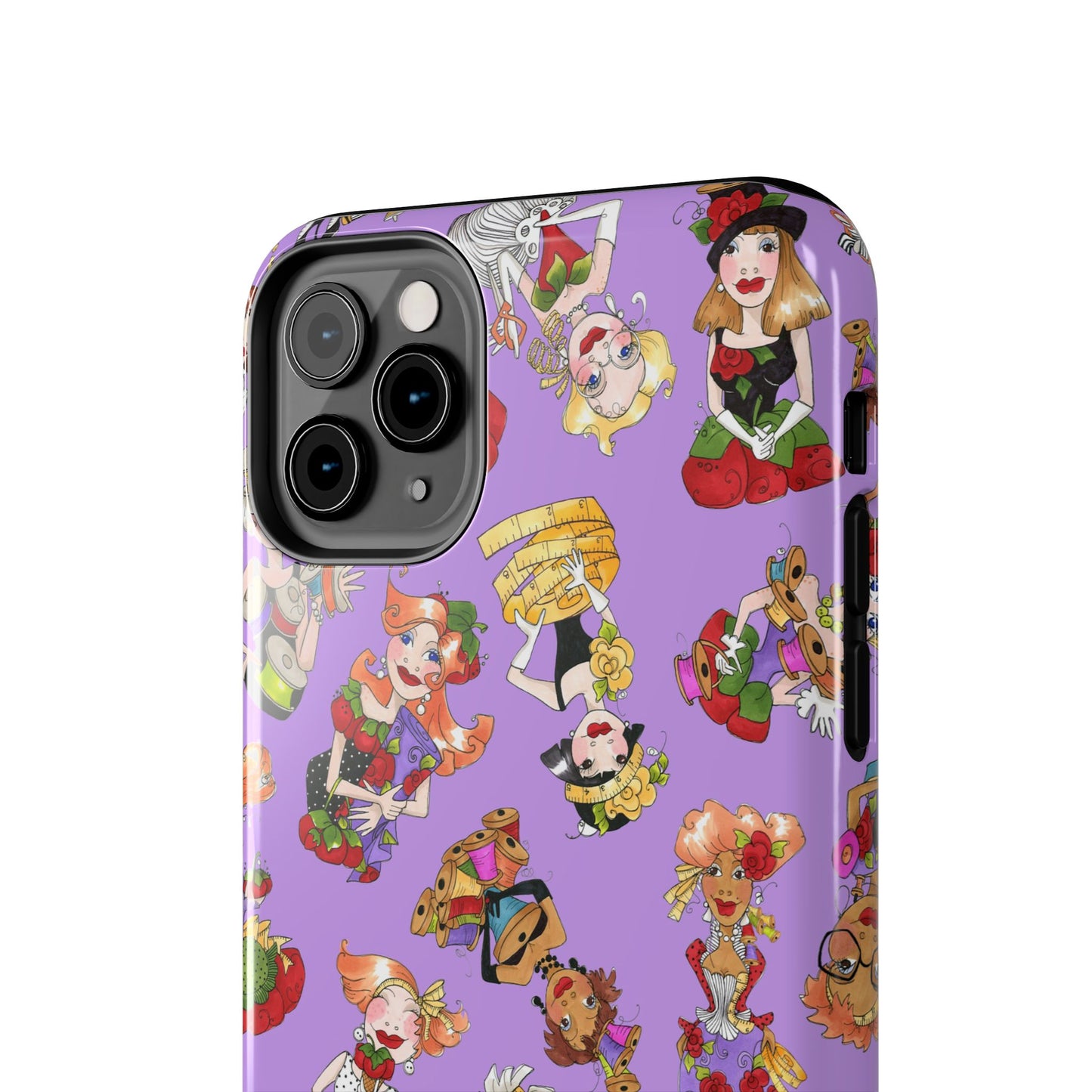 Curious Toss Purple Phone Case