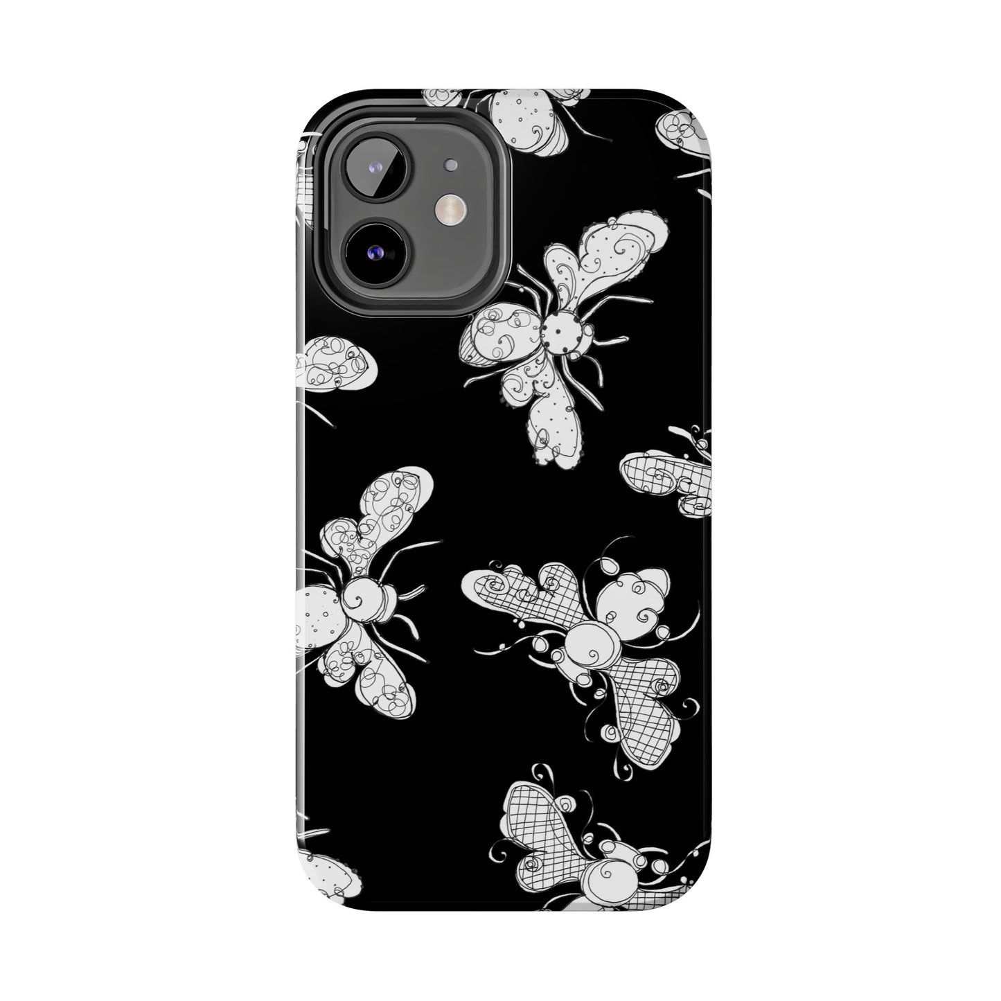 Busy Bee Black Phone Case