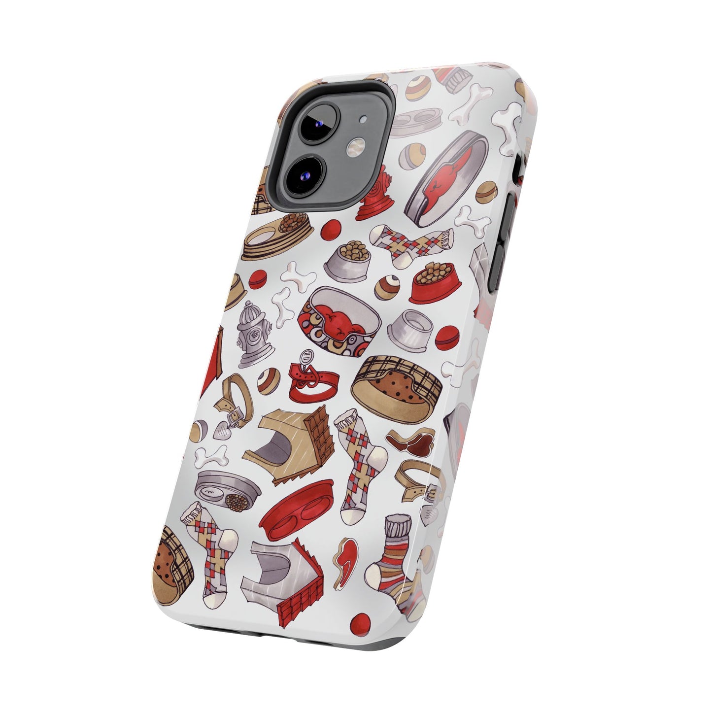 Doggie Stuff Gray Phone Case