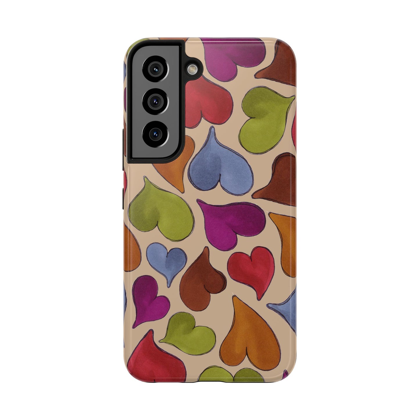 Big Hearted Khaki Phone Case