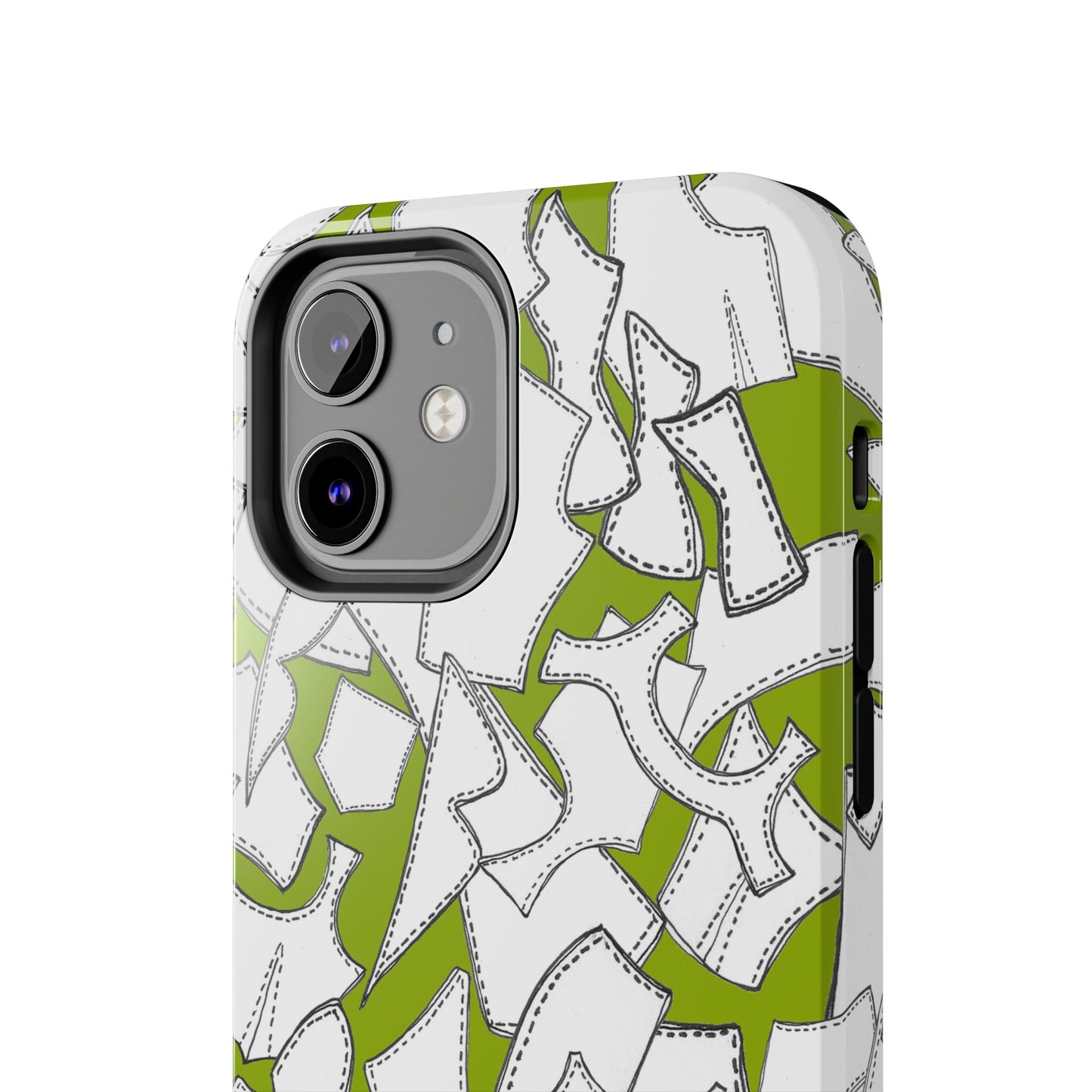 Pattern Pieces Chartreuse Phone Case