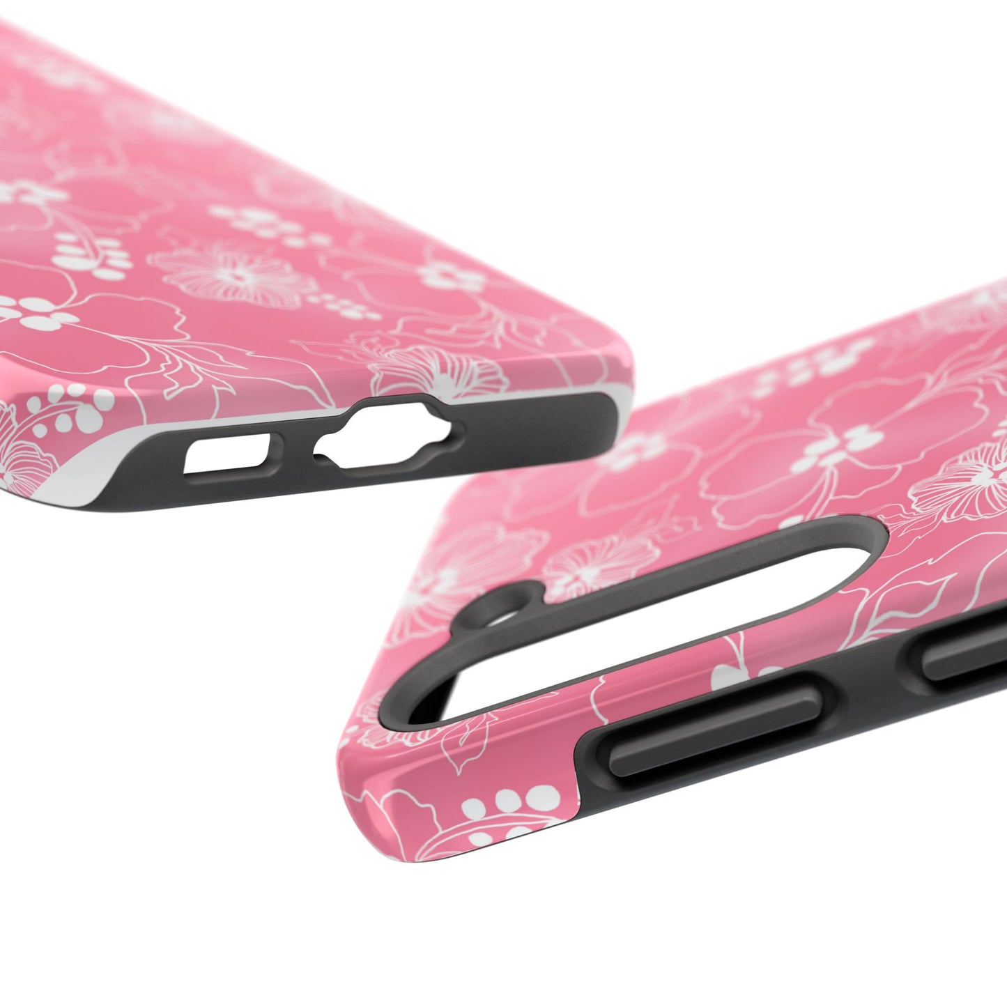 Lacey Hibiscus Pink Phone Case