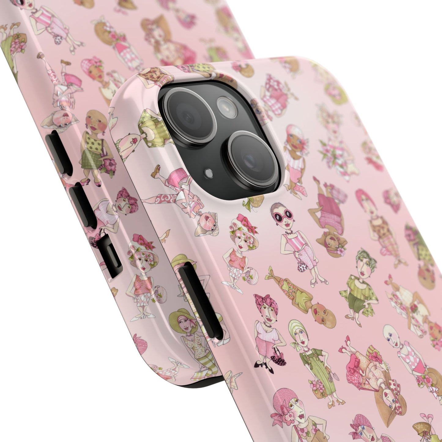 Tossed Ladies Pink Phone Case