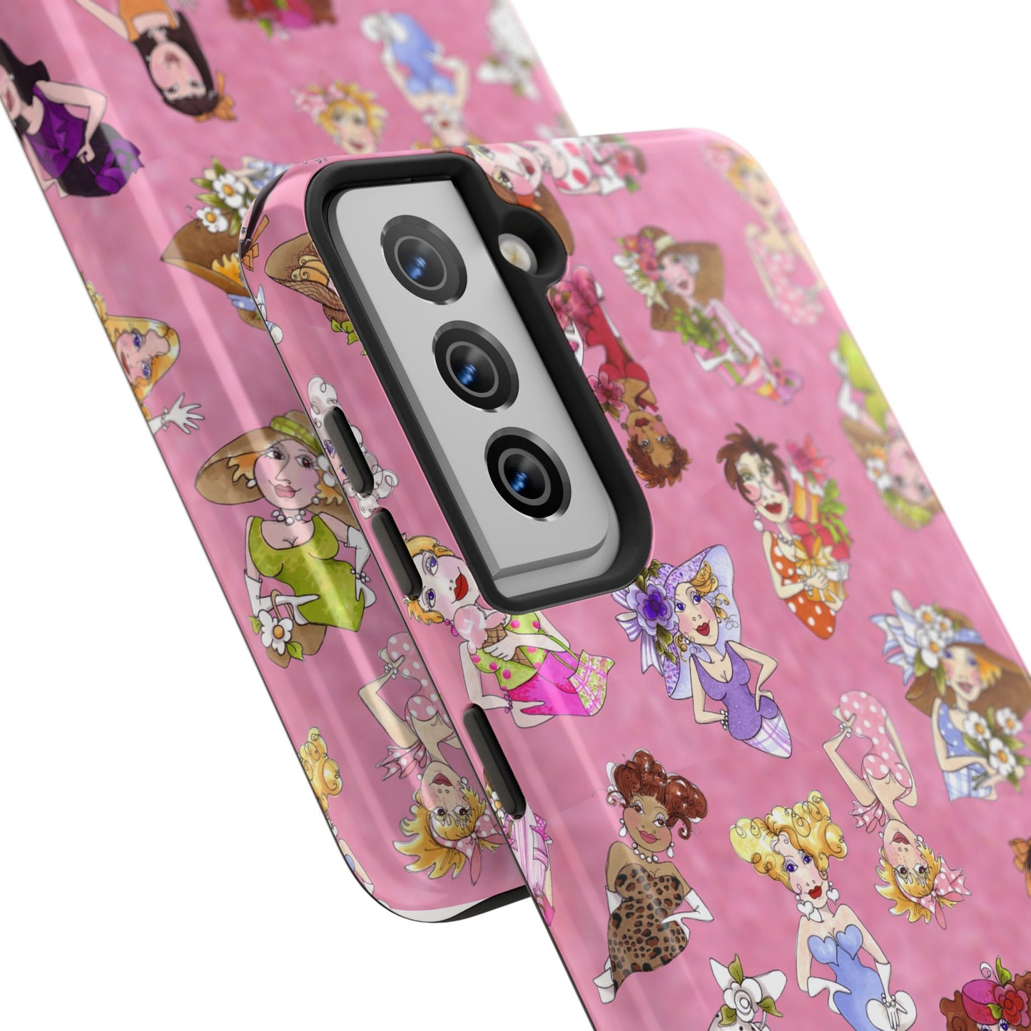 Fast Women Tossed Pink Phone Case