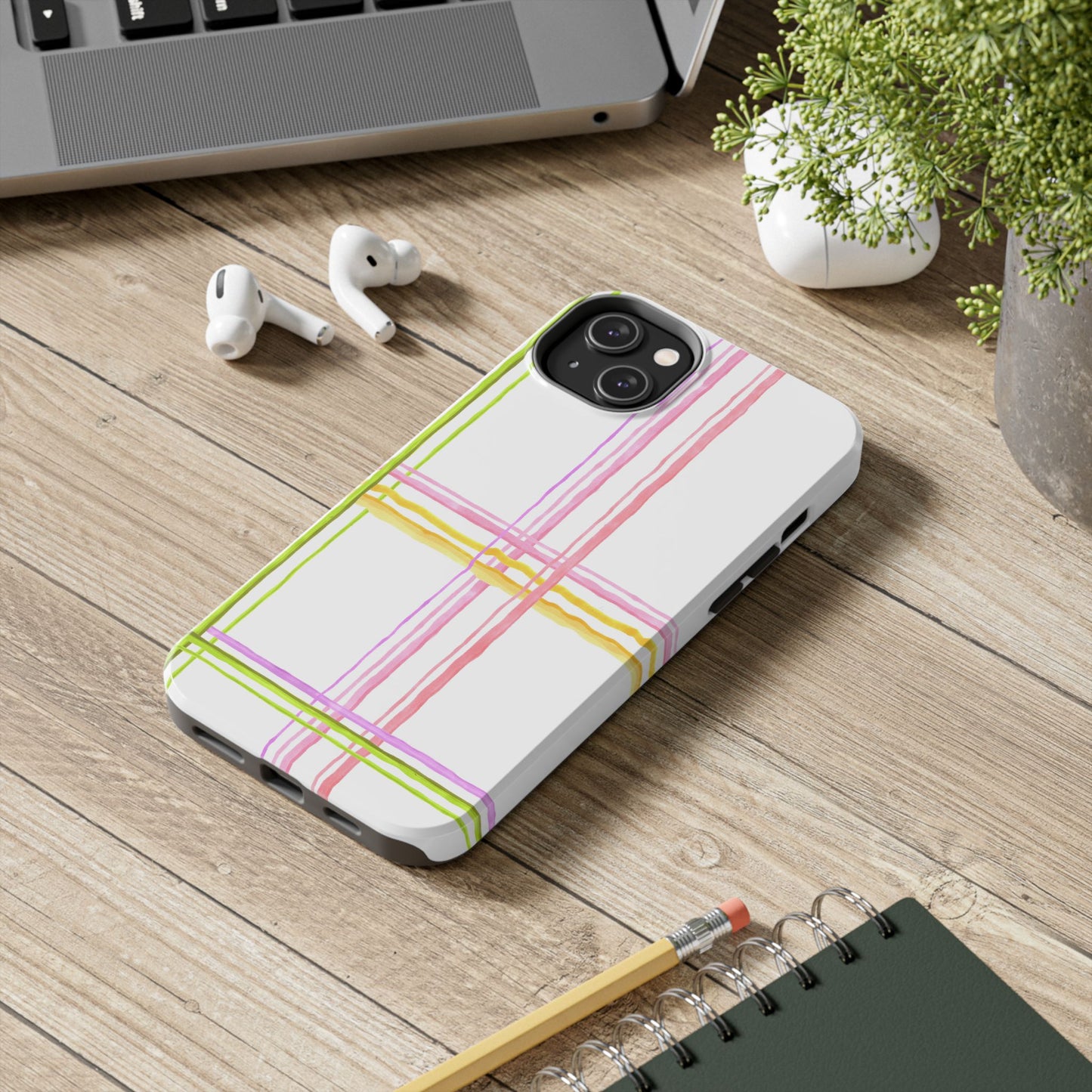 Cupcake Plaid Phone Case