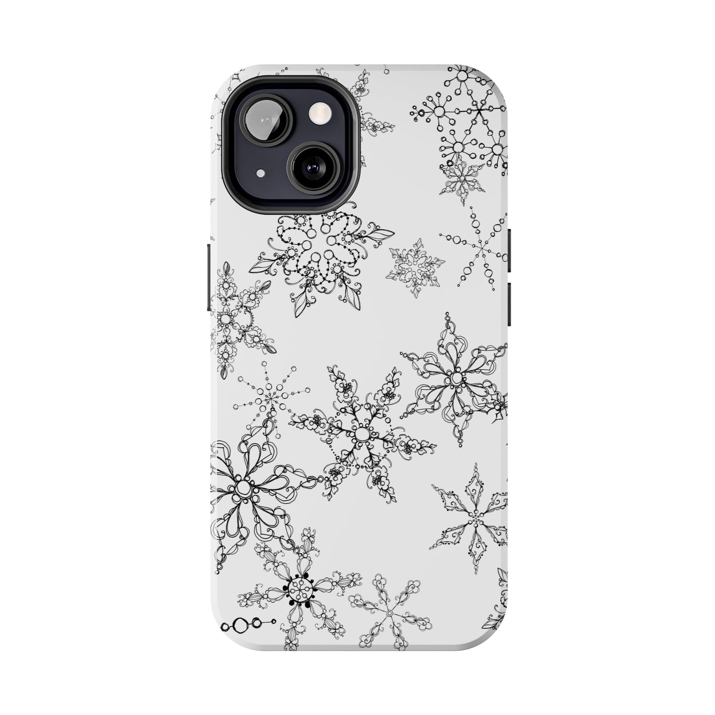 Random Flakes White Phone Case