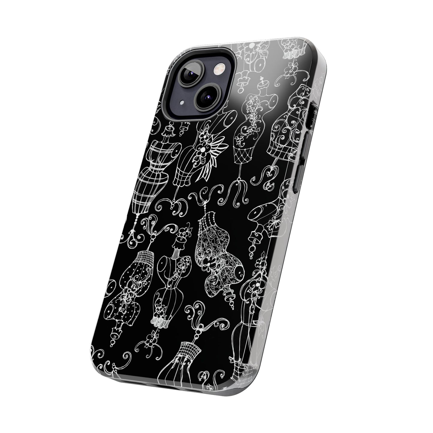Mannequinique Black / White Phone Case