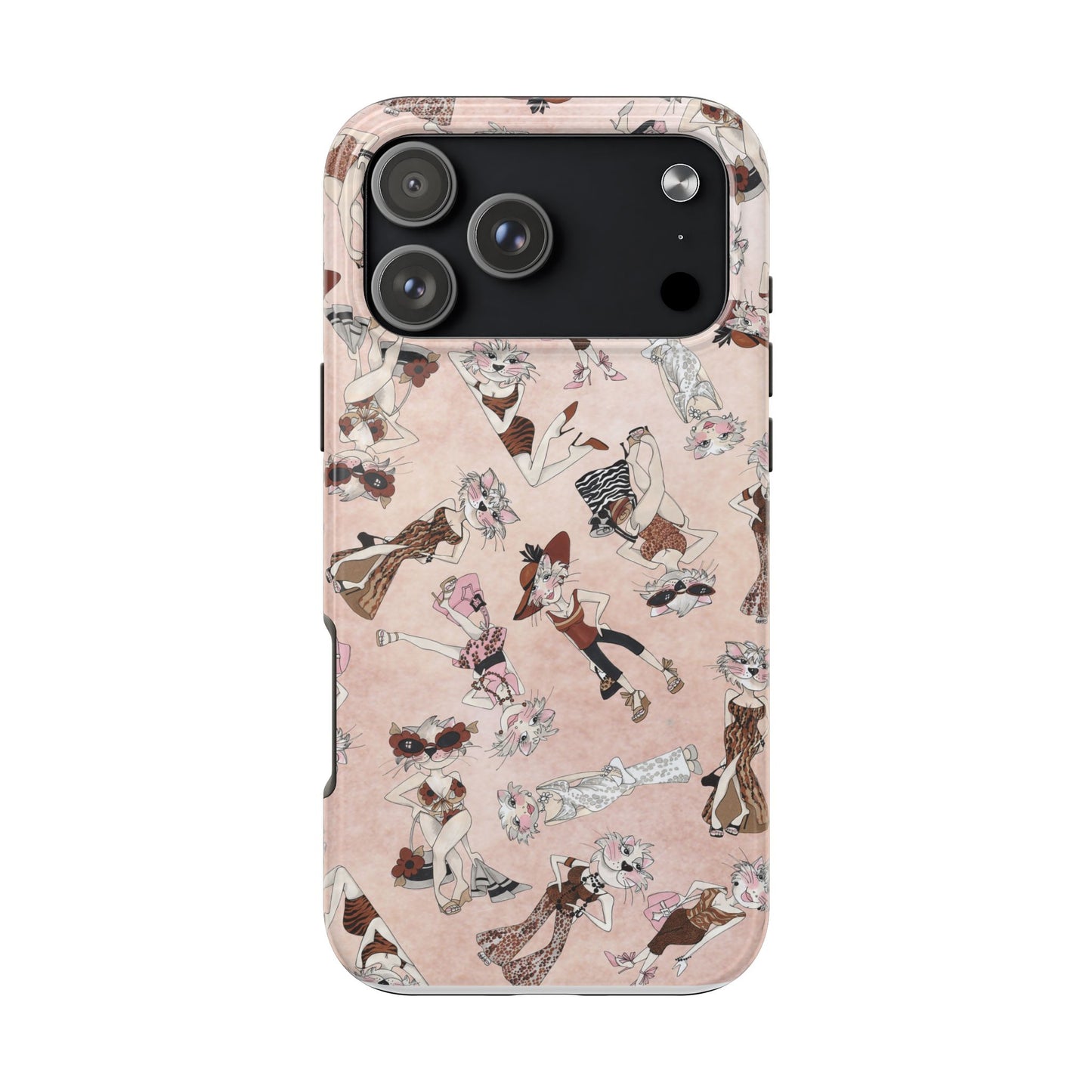 Spotted Lilies Pink Phone Case