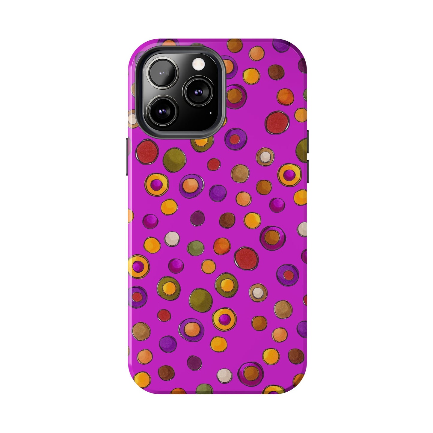 Double Dot Fuchsia Phone Case