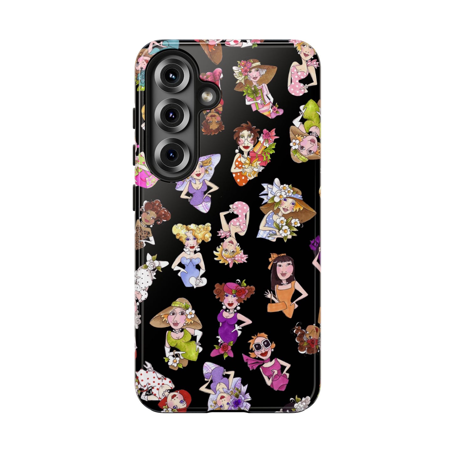 Fast Women Tossed Black Phone Case