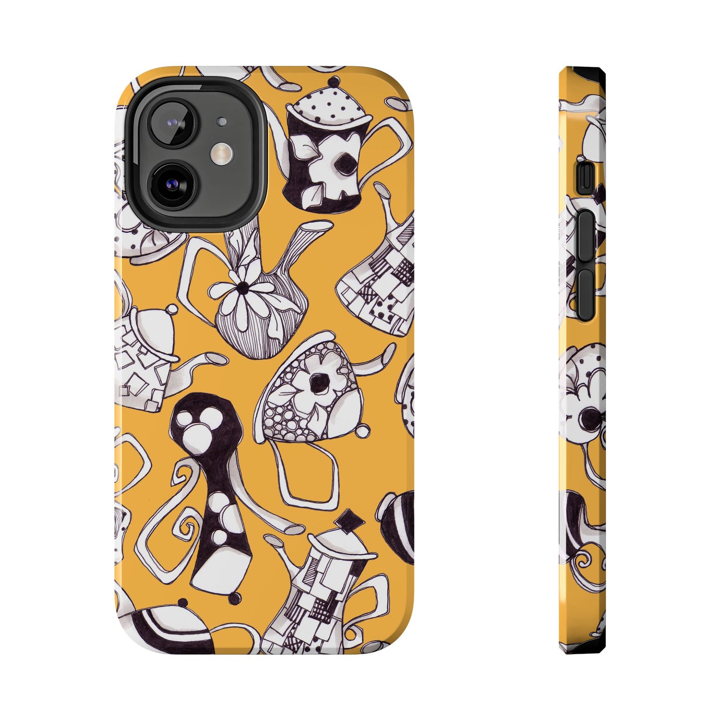 Fancy Pots Yellow Phone Case