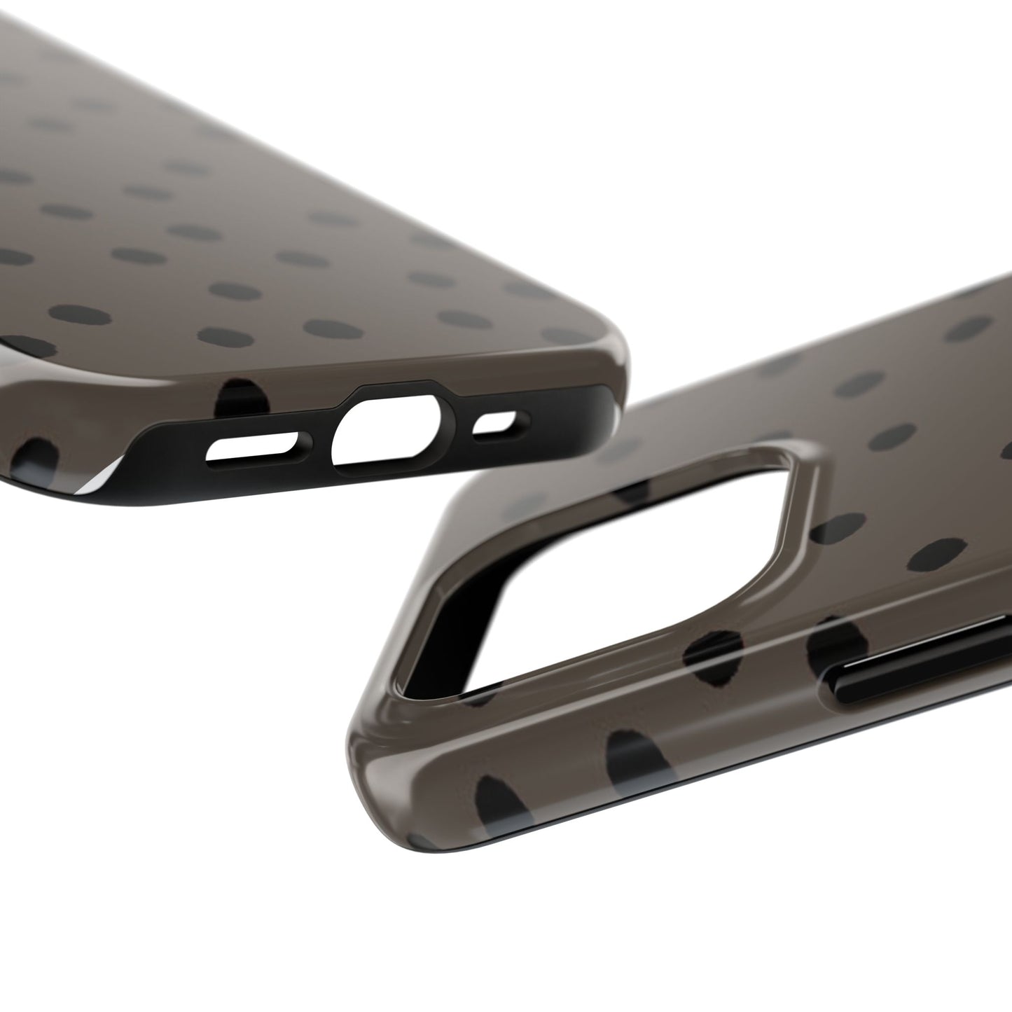 Dinky Dots Toast / Black Phone Case
