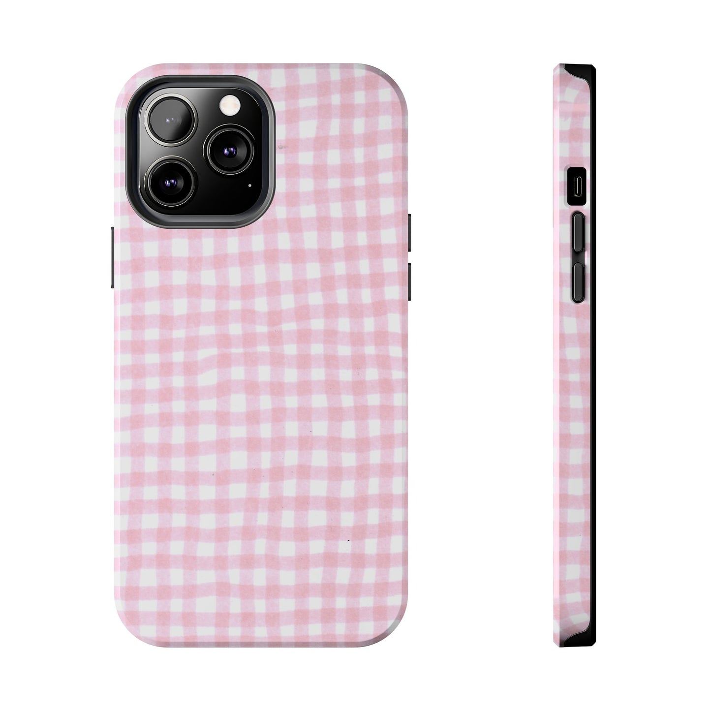 Wonky Chipper Check Pink Phone Case