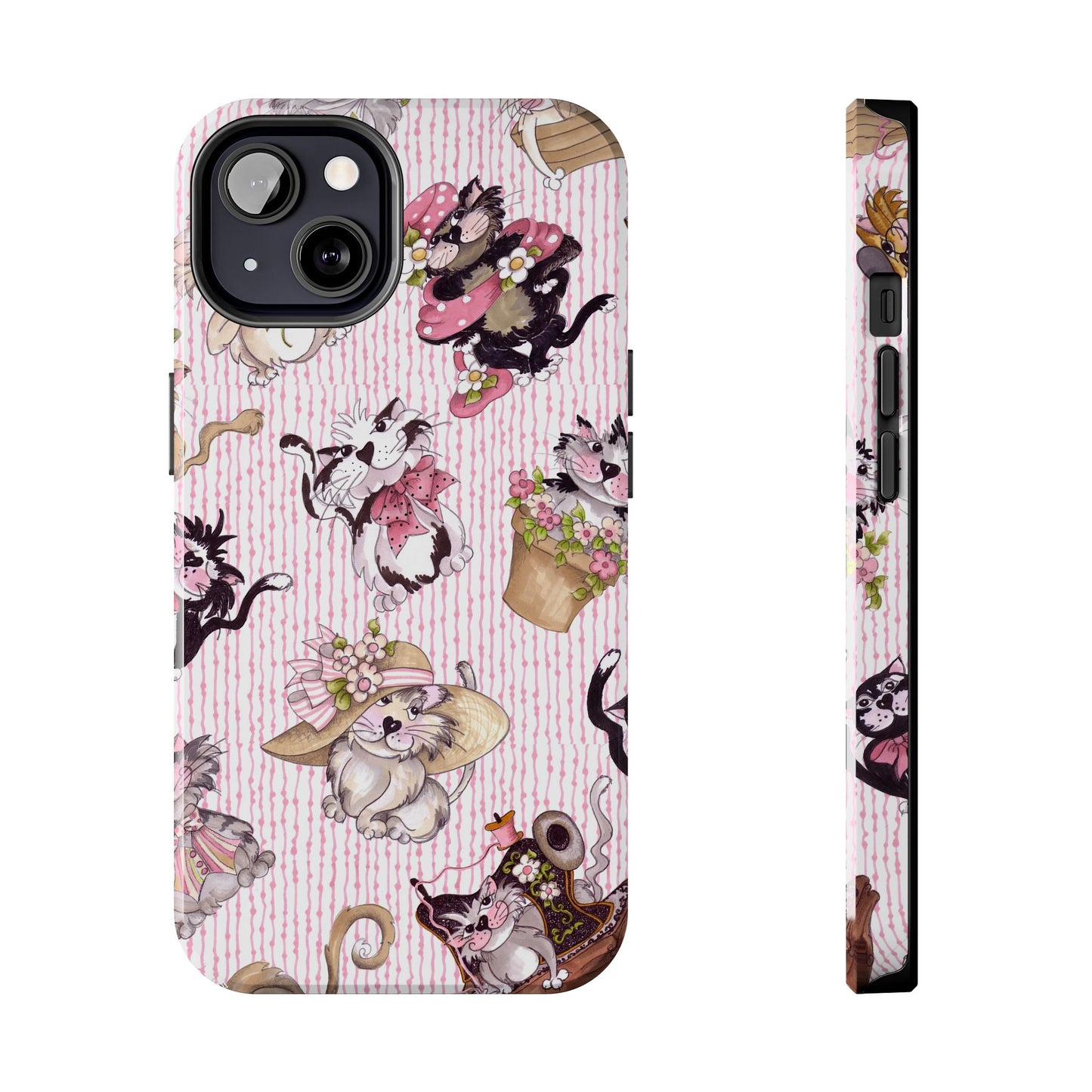 Fancy Cats Pink Phone Case
